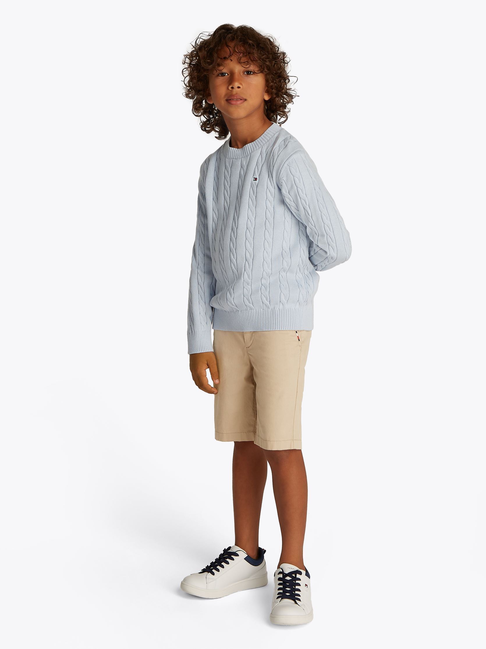 Shorts 1985 Chino Short KB0KB09641 jongens groen Tommy Hilfiger Shorts 1985 Chino Short KB0KB09641 jongens groen SANDALWOOD