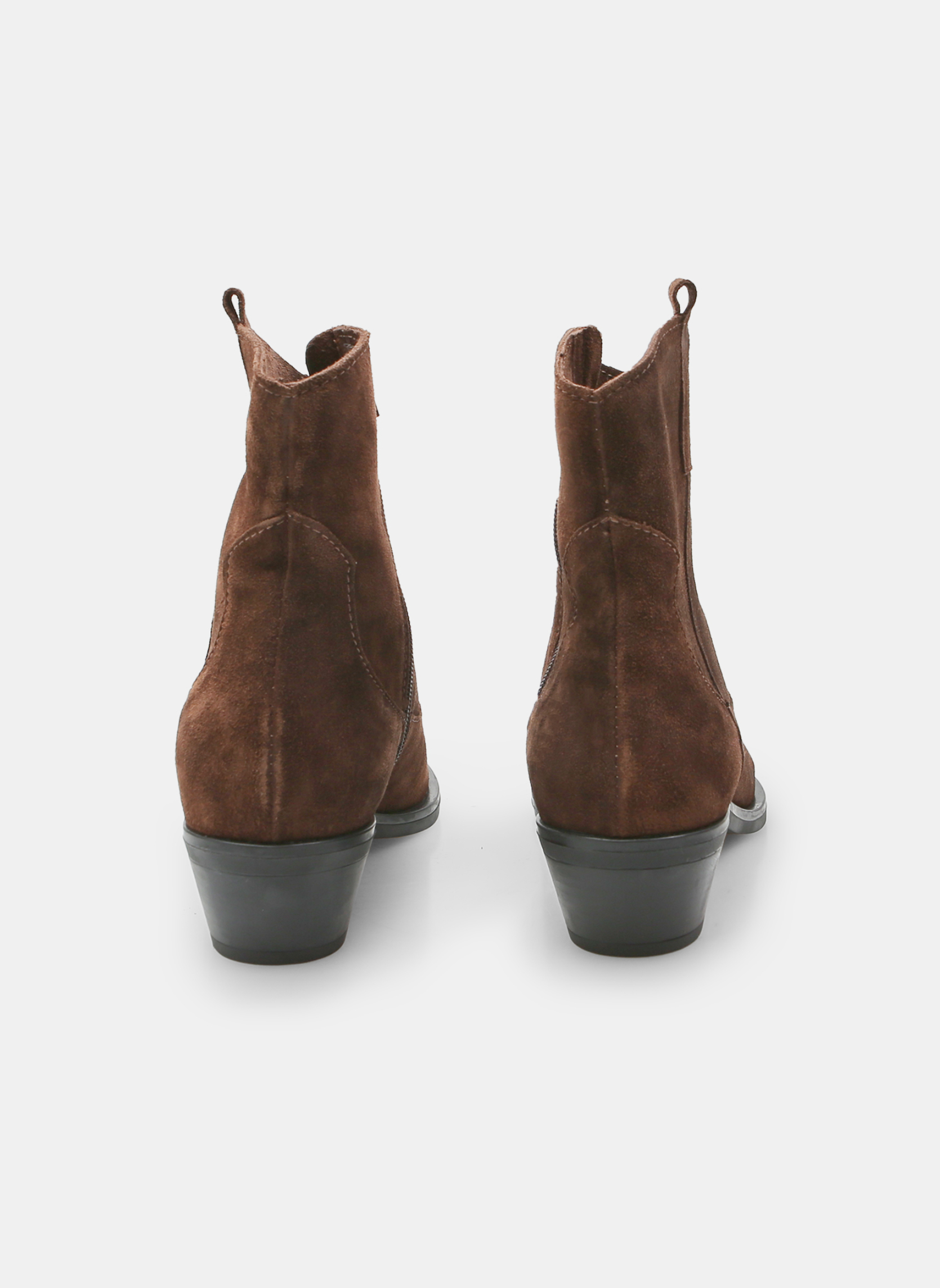 Bottes De Cowboy Femme Double-H DH 5221 – Cuir Marron Détressé, Taille 7.5 M