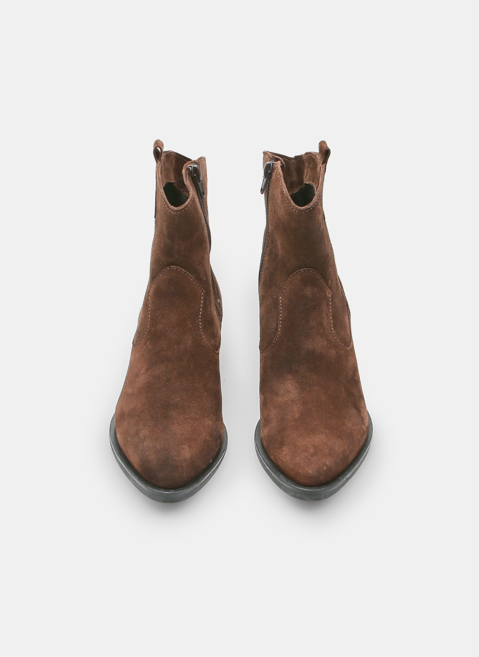 Bottes Cowboy Femme Ariat - Marron Et Rouge, Taille 9.5 B, Cuir, Incrustation Croix - Très Bon état