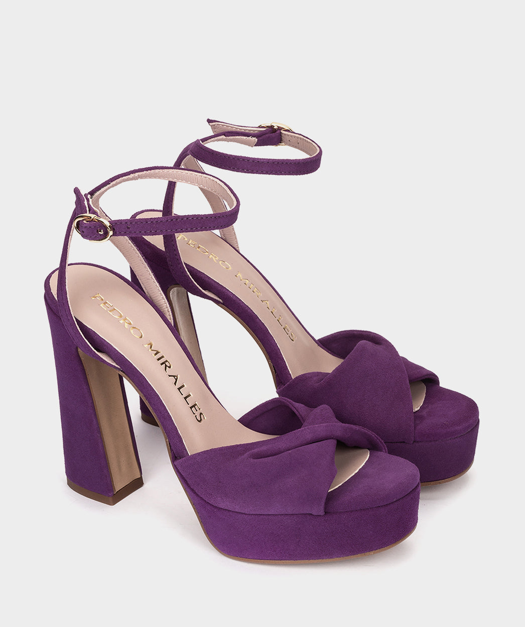 Sandales SABUGO SANDALES À TALONS HAUTS EN DAIM VIOLET femme violet Pedro Miralles Sandales SABUGO SANDALES À TALONS HAUTS EN DAIM VIOLET femme violet Violet