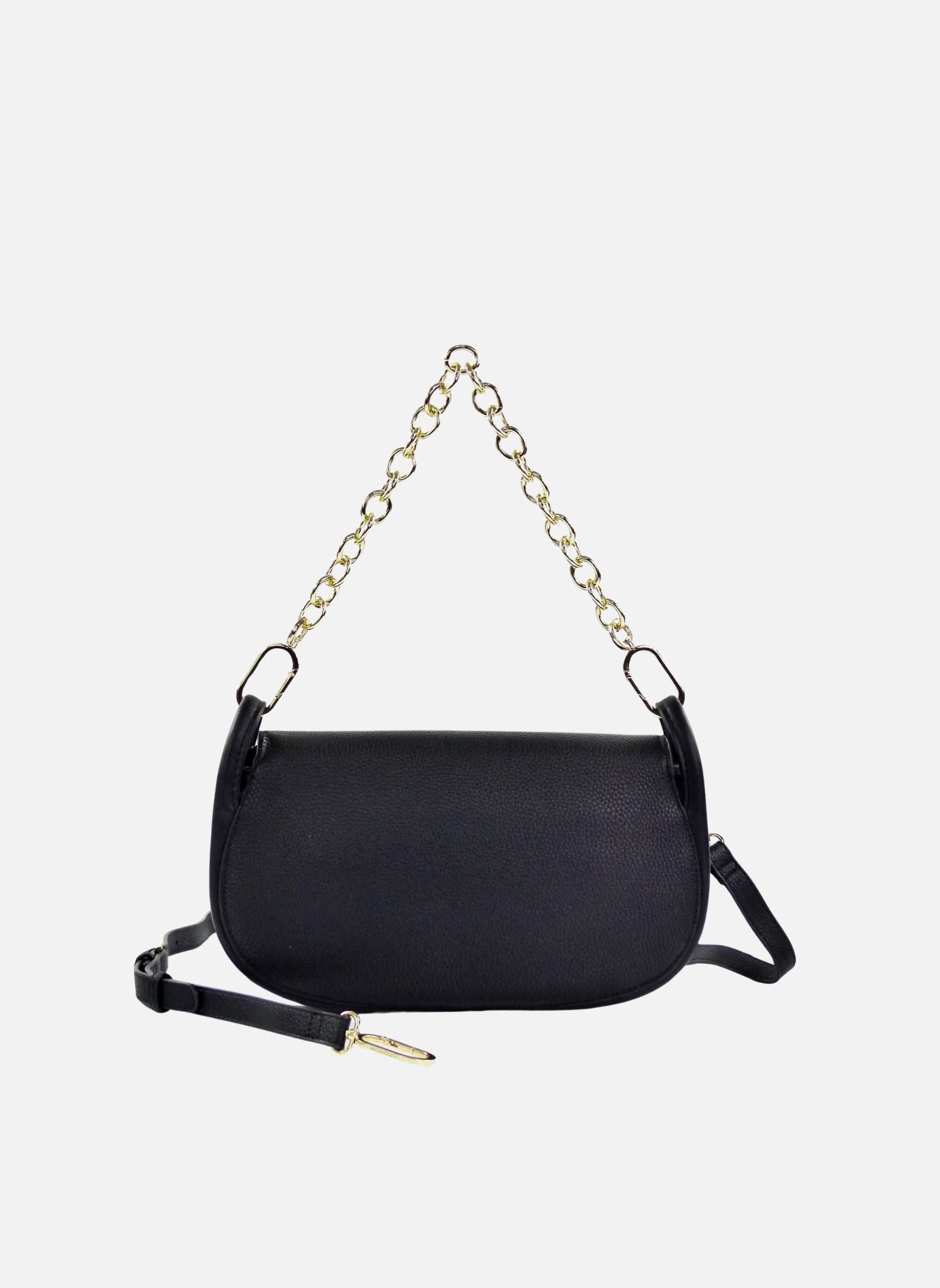 Valentino Borsa A Spalla In Vinile – Colore Arancione – Design Chic E Compatto – Dimensioni 20 X 11,5 X 6 Cm – Donna