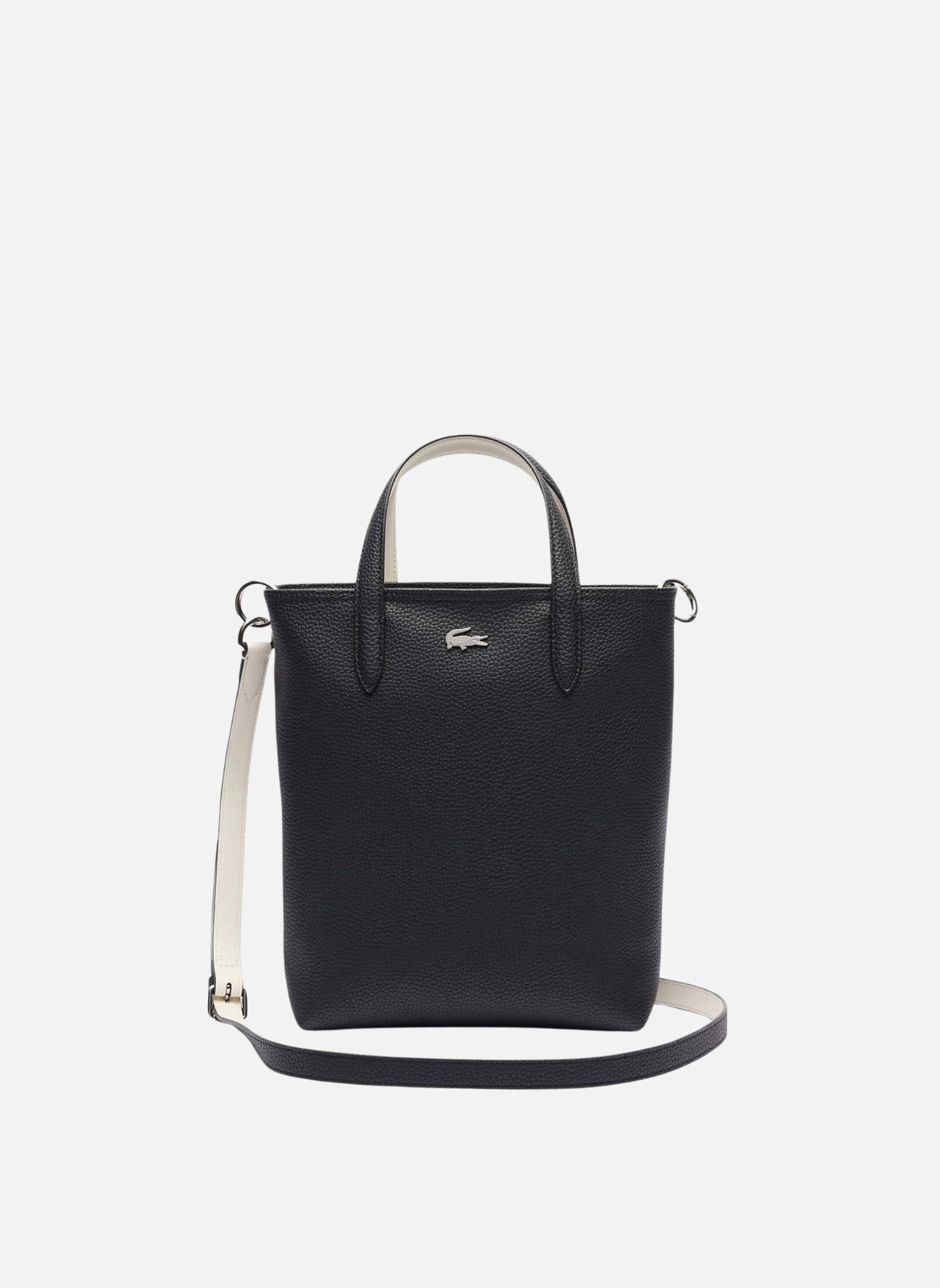 Cabas Lacoste Sac Cabas Anna Petit Piqué Noir Farine femme noir Lacoste Cabas Lacoste Sac Cabas Anna Petit Piqué Noir Farine femme noir Noir