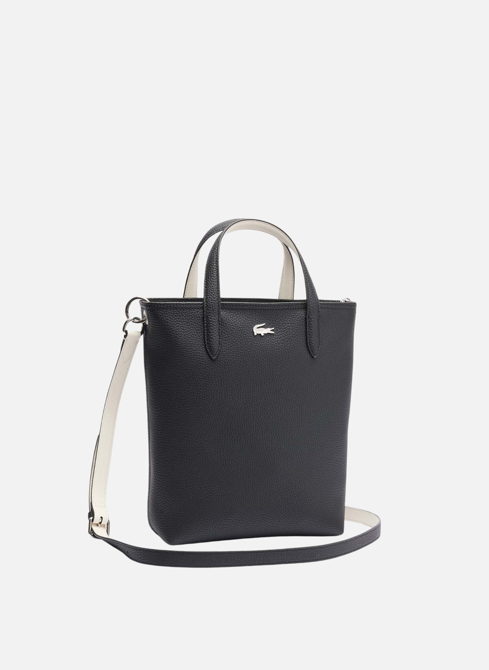 Cabas Lacoste Sac Cabas Anna Petit Piqué Noir Farine femme noir Lacoste Cabas Lacoste Sac Cabas Anna Petit Piqué Noir Farine femme noir Noir