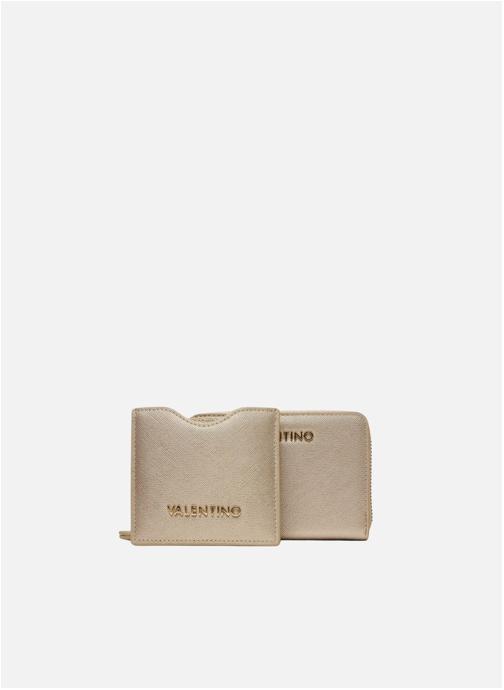 Valentino Portefeuilles Valentino Coffret Portefeuille+Miroir Oro Chiaro femme or et bronze