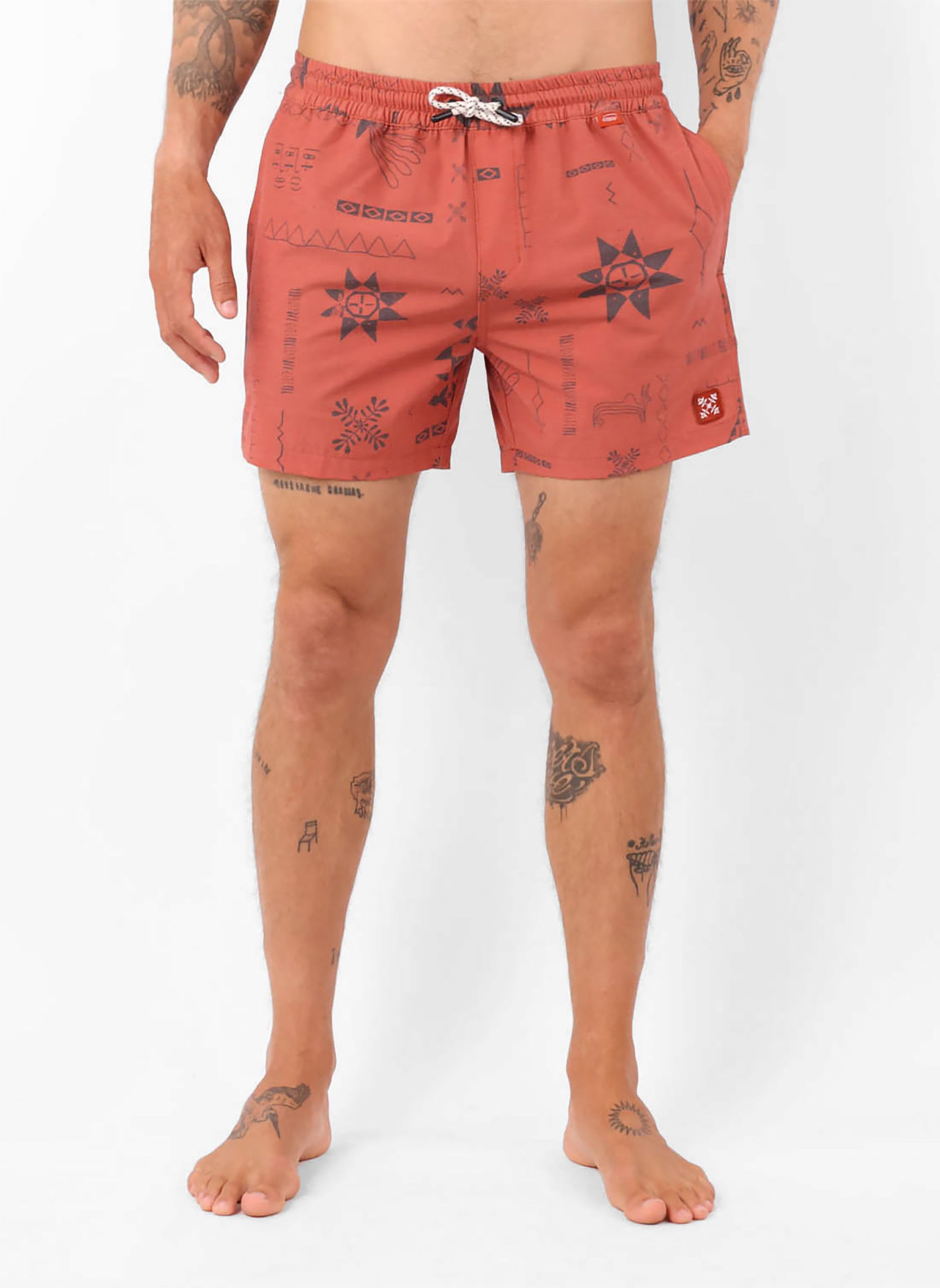 Shorts de bain SNAP homme rouge Oxbow Shorts de bain SNAP homme rouge Rouge