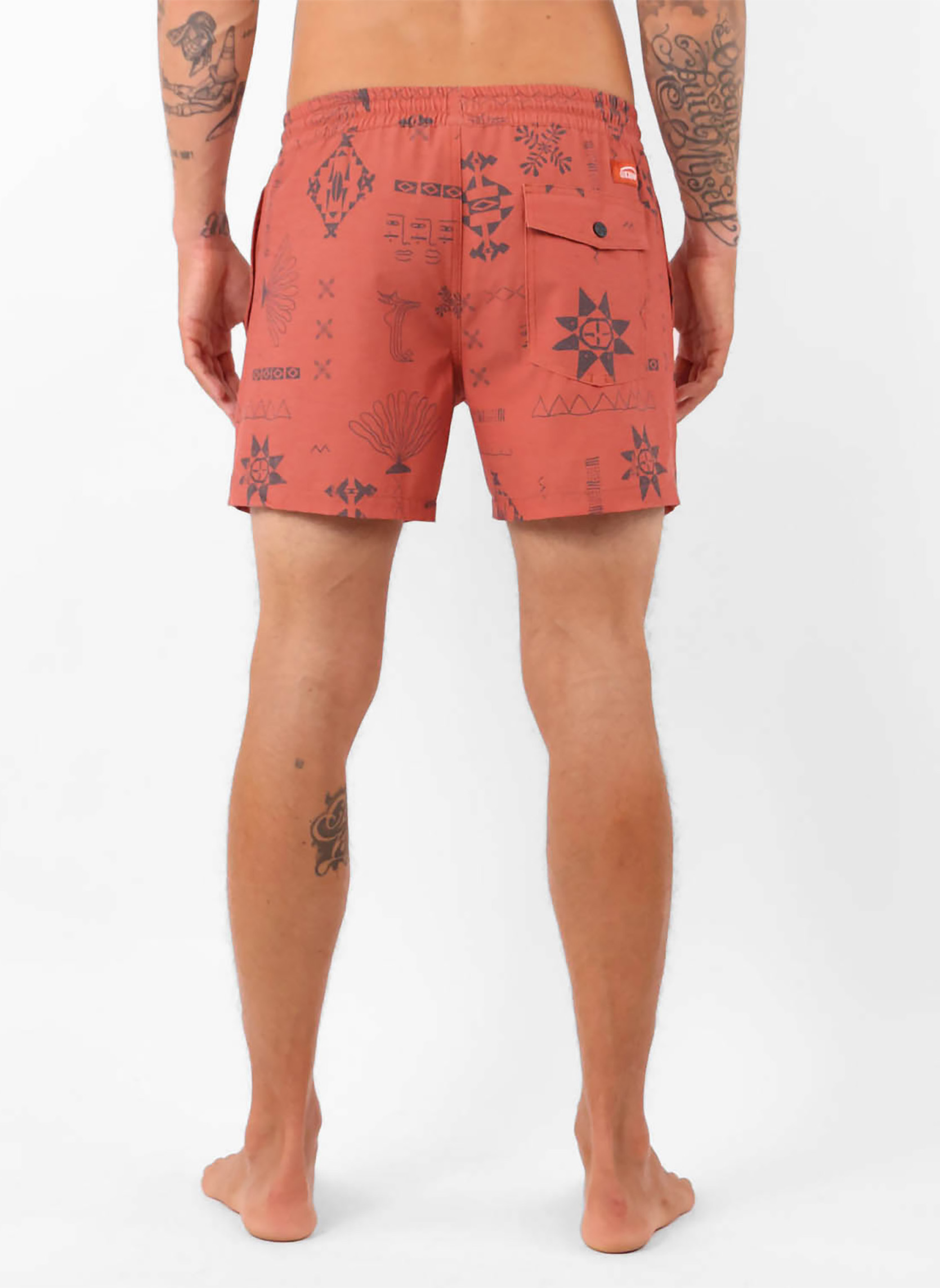 Shorts de bain SNAP homme rouge Oxbow Shorts de bain SNAP homme rouge Rouge