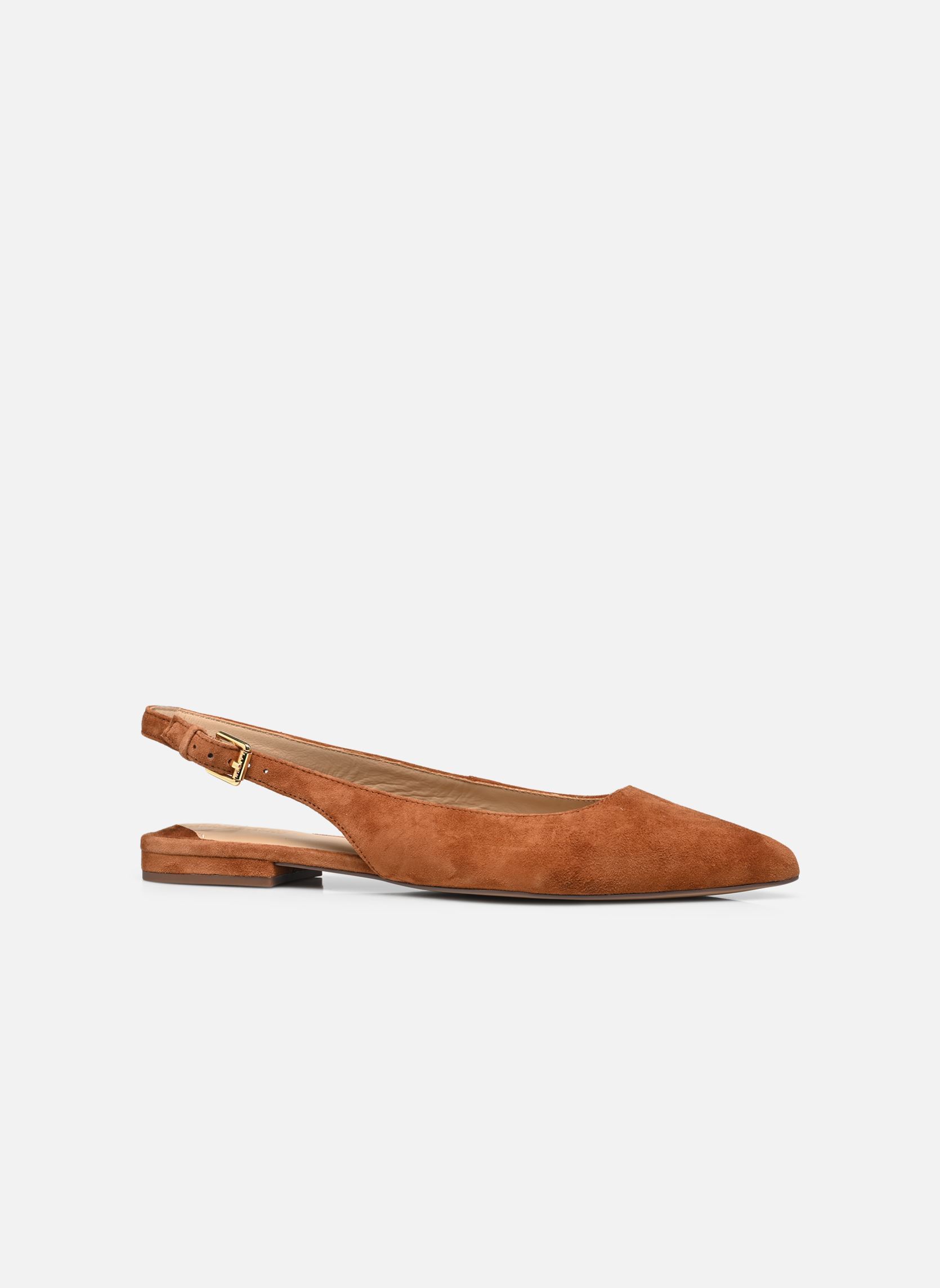 Klassische Ballerinas Londyn Slbck-Flats-Slingback damen braun Lauren Ralph Lauren Klassische Ballerinas Londyn Slbck-Flats-Slingback damen braun LAUREN TAN