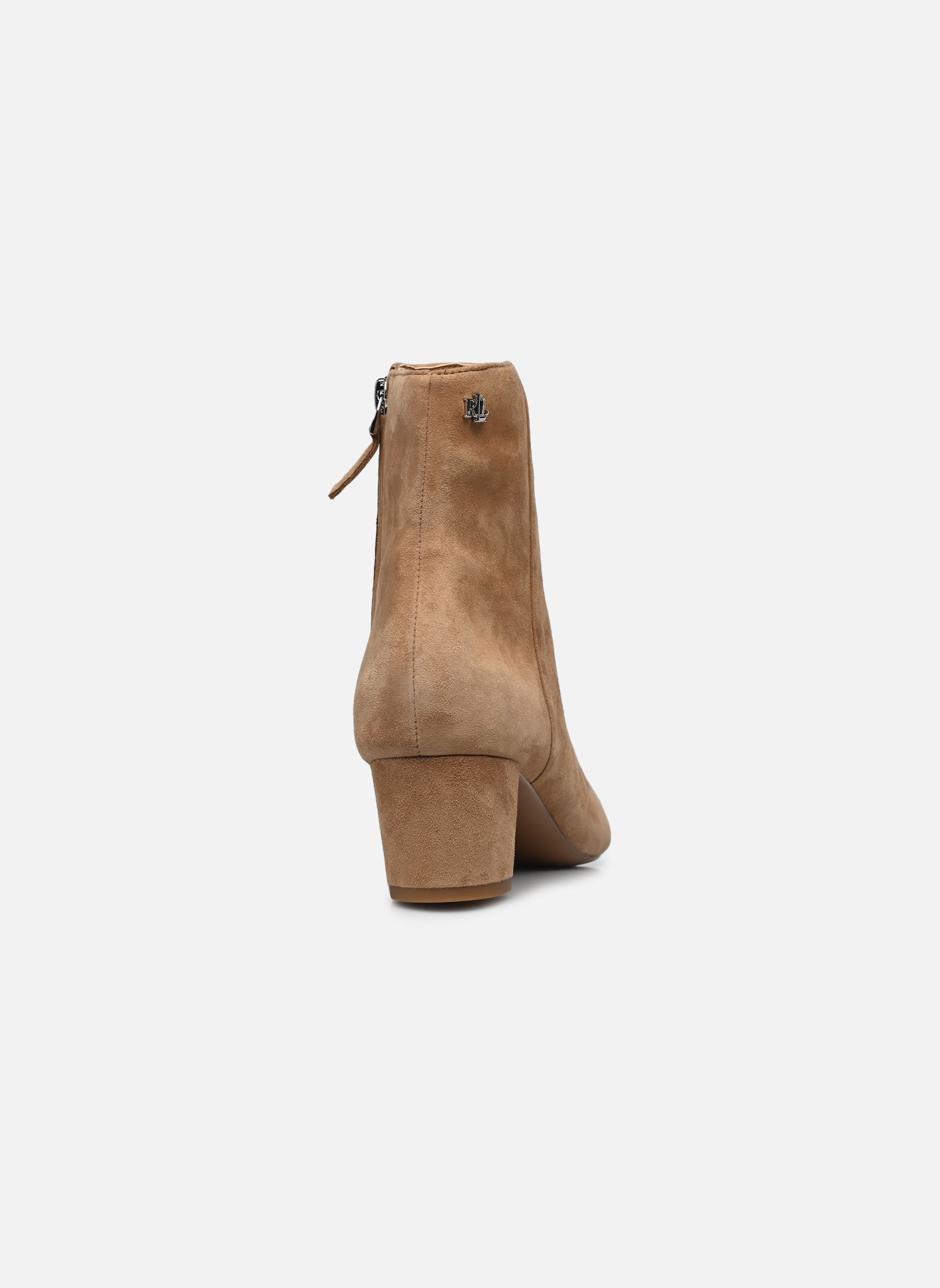 Enkellaarzen en boots Demi-Boots-Bootie dames bruin Lauren Ralph Lauren Enkellaarzen en boots Demi-Boots-Bootie dames bruin CAMEL