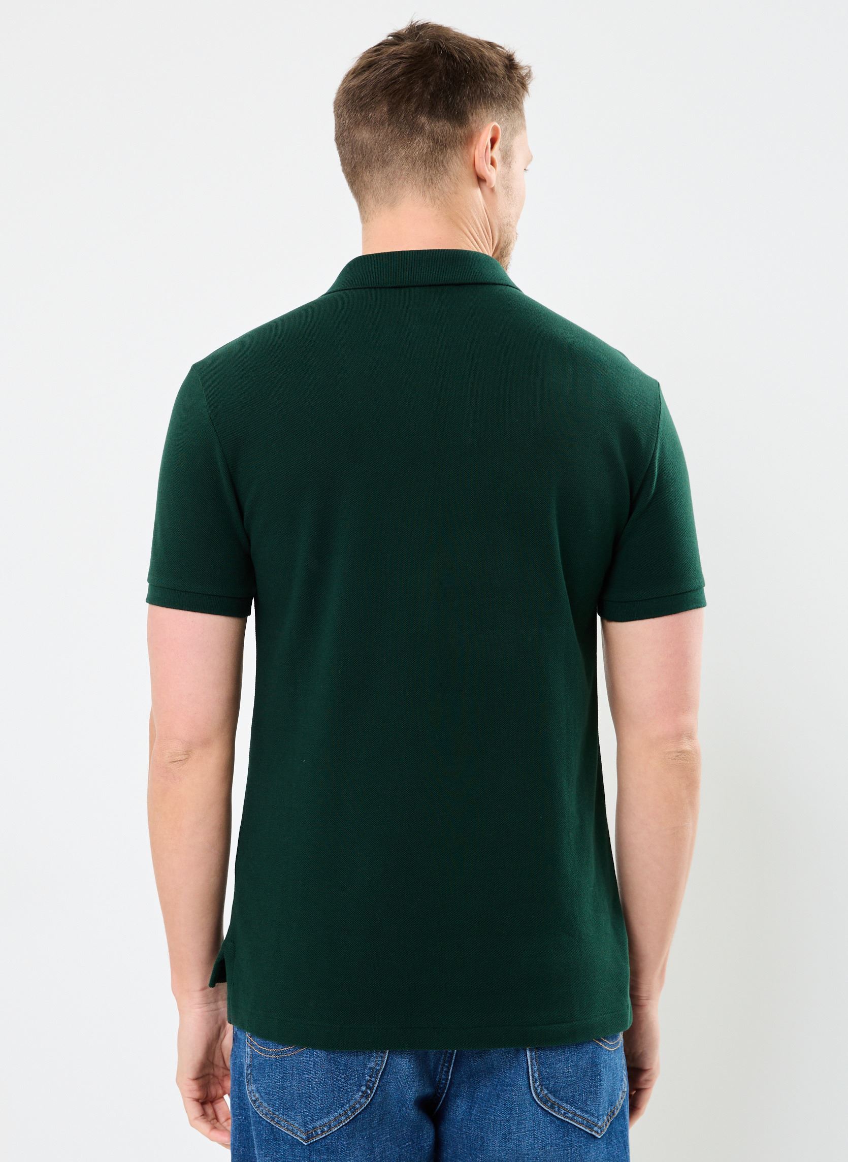 Polos manches courtes Sskcslim1-Short Sleeve-Knit 710795080018 homme vert Polo Ralph Lauren Polos manches courtes Sskcslim1-Short Sleeve-Knit 710795080018 homme vert College Green/C3961