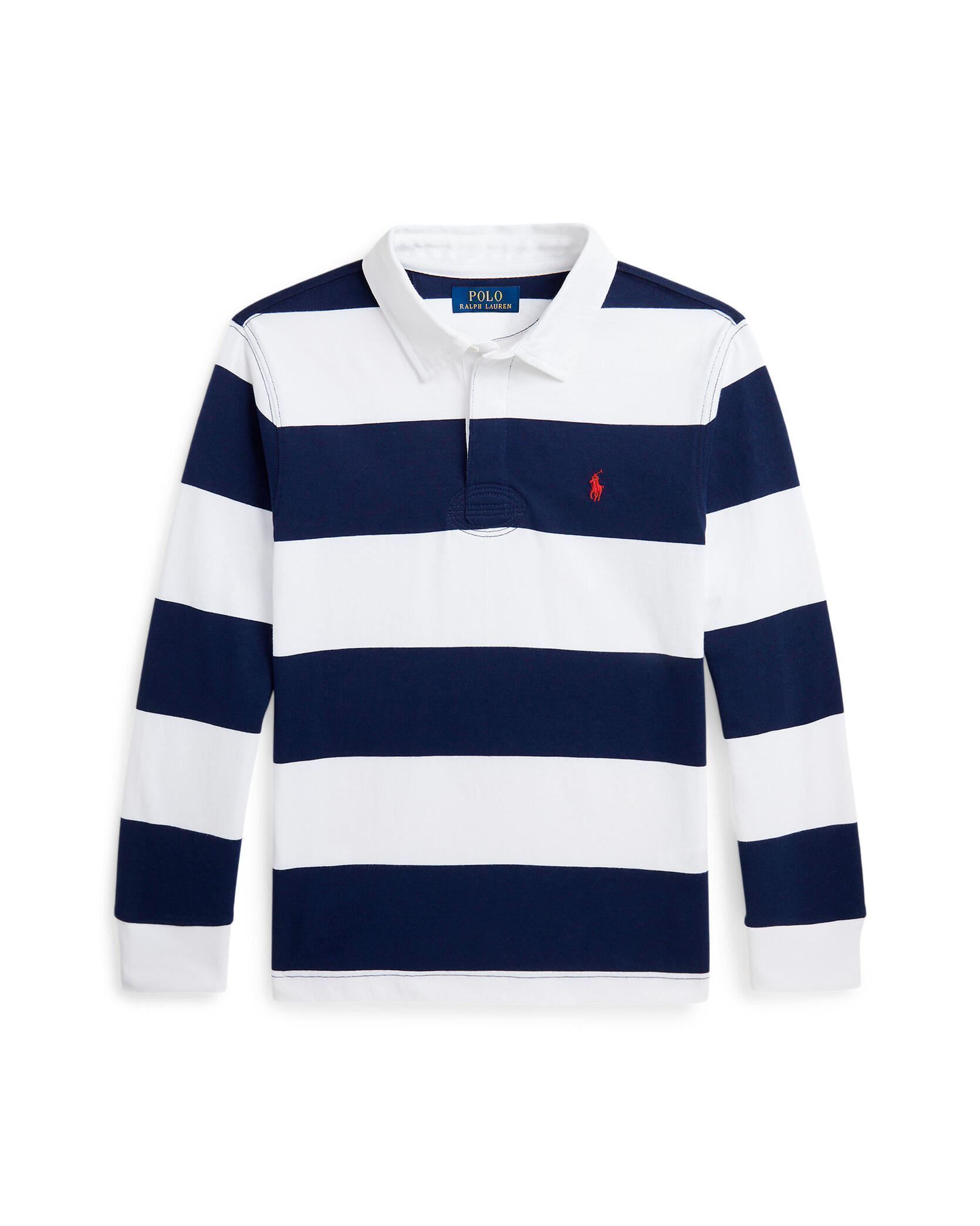 Vêtements Polo Ralph Lauren Ls Yd Rugby Knits Shirts Rugby 323932280001 pour Accessoires