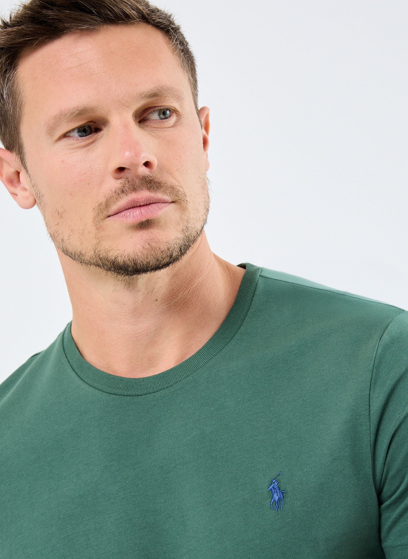 Kurzarm-T-Shirts Sscncmslm2-Short Sleeve-T-Shirt 71067143 herren grün Polo Ralph Lauren Kurzarm-T-Shirts Sscncmslm2-Short Sleeve-T-Shirt 71067143 herren grün WASHED FOREST/C7598