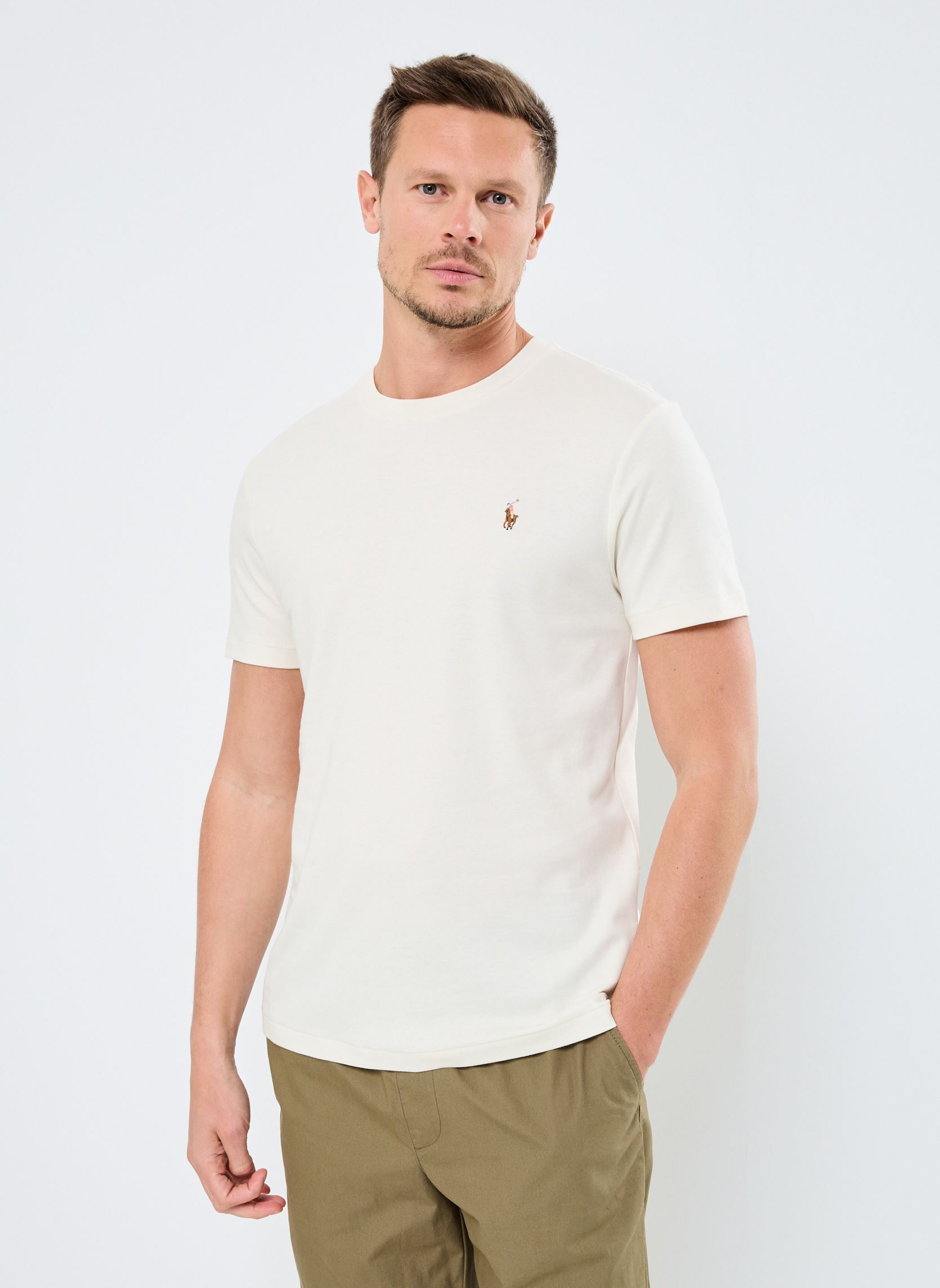 Vêtements Polo Ralph Lauren Sscncmslm1-Short Sleeve-T-Shirt 710740727094 pour Homme