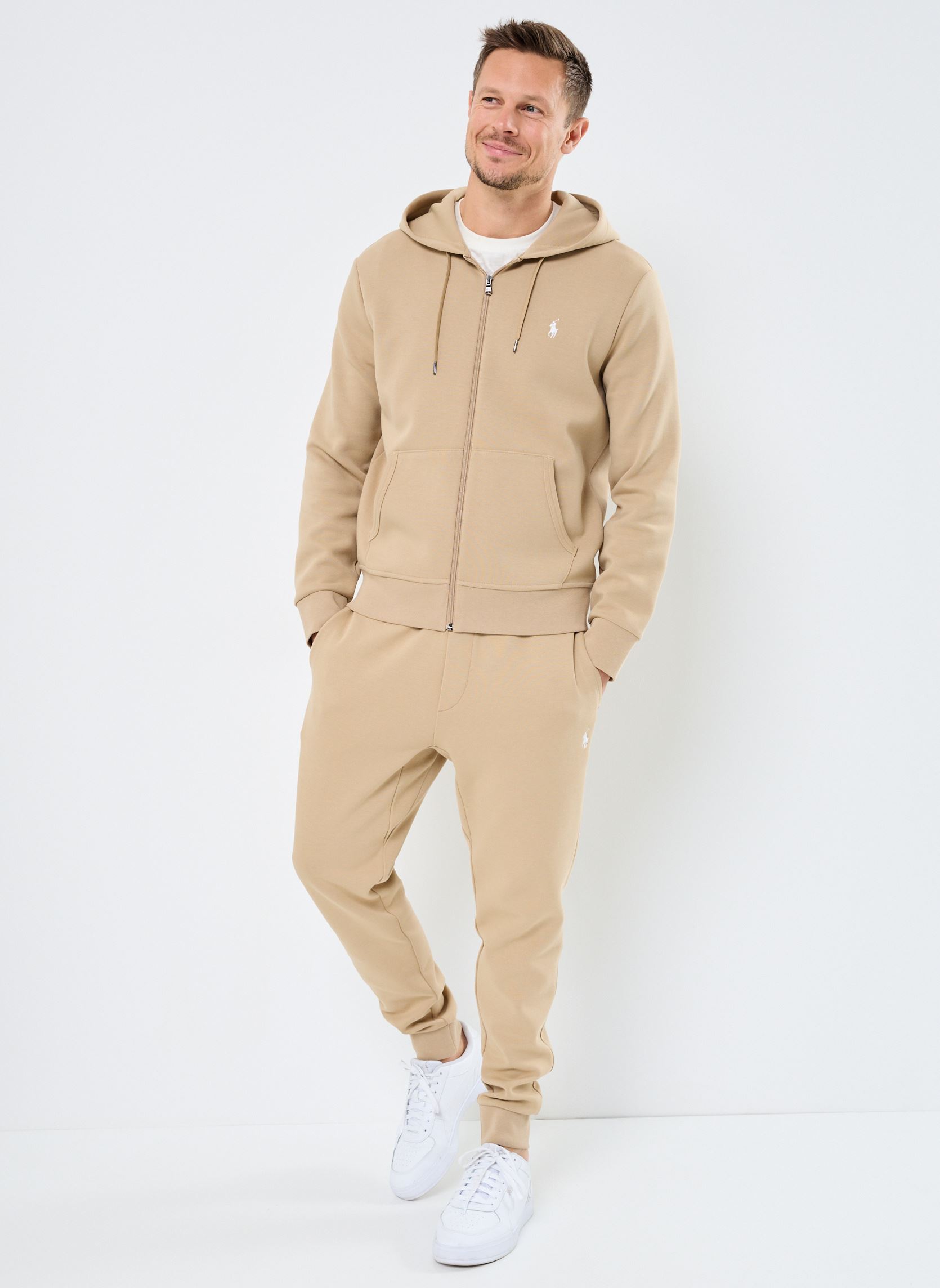 Hoodies Lsfzhoodm1-Long Sleeve-Sweatshirt 710881 heren beige Polo Ralph Lauren Hoodies Lsfzhoodm1-Long Sleeve-Sweatshirt 710881 heren beige VINTAGE KHAKI