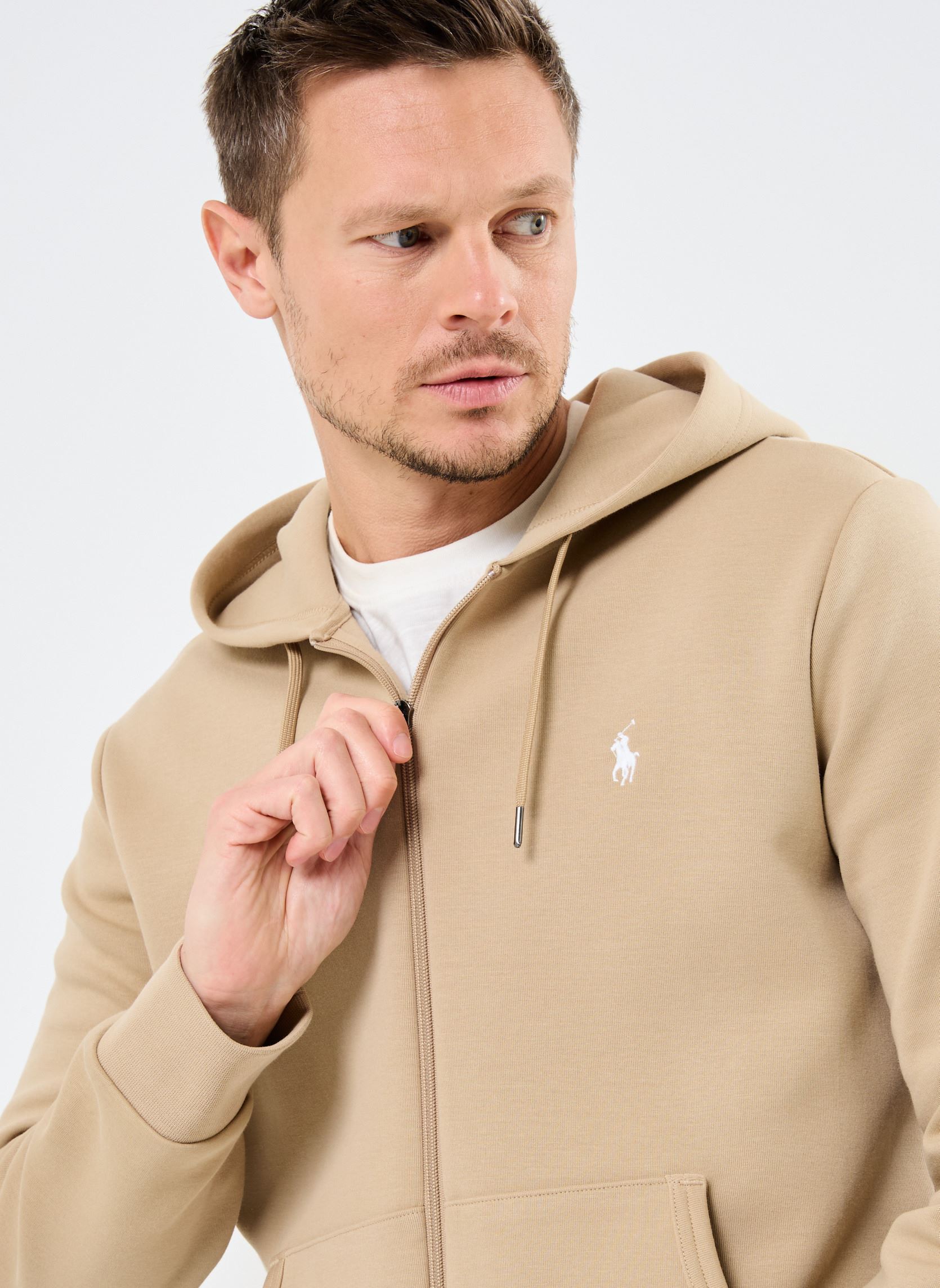 Hoodies Lsfzhoodm1-Long Sleeve-Sweatshirt 710881 heren beige Polo Ralph Lauren Hoodies Lsfzhoodm1-Long Sleeve-Sweatshirt 710881 heren beige VINTAGE KHAKI