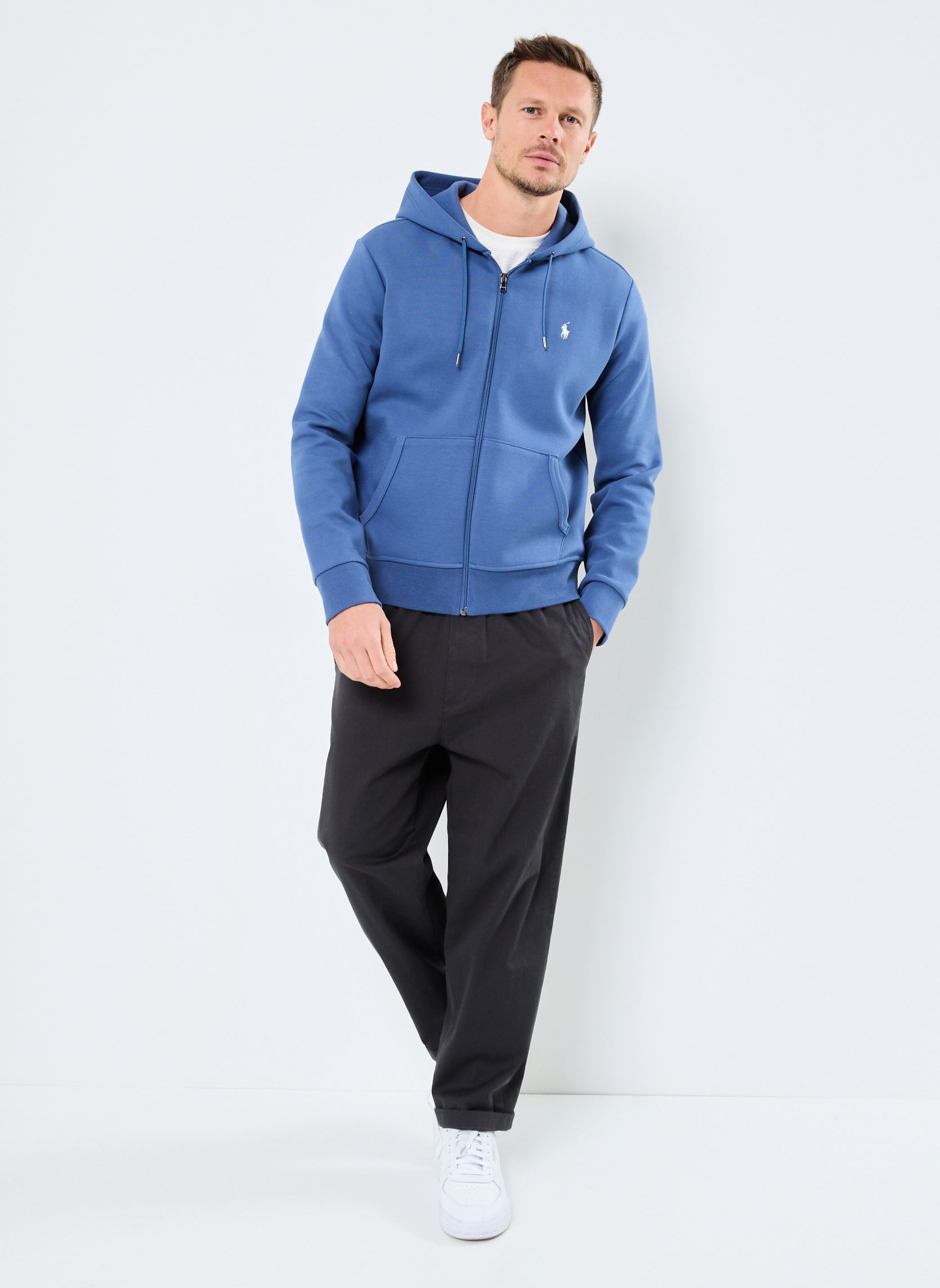 Kapuzenpullover Lsfzhoodm1-Long Sleeve-Sweatshirt 710881 herren blau Polo Ralph Lauren Kapuzenpullover Lsfzhoodm1-Long Sleeve-Sweatshirt 710881 herren blau EARTH BLUE