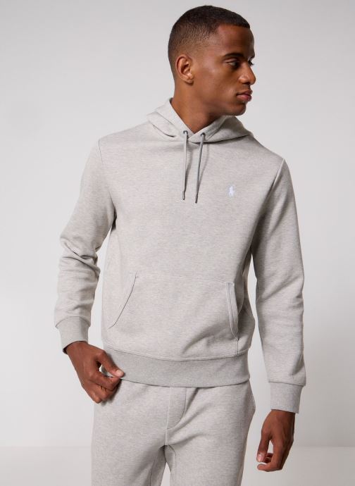 Polo Ralph Lauren Sweats à capuche Lspohoodm8-Long Sleeve-Sweatshirt 710907 homme gris