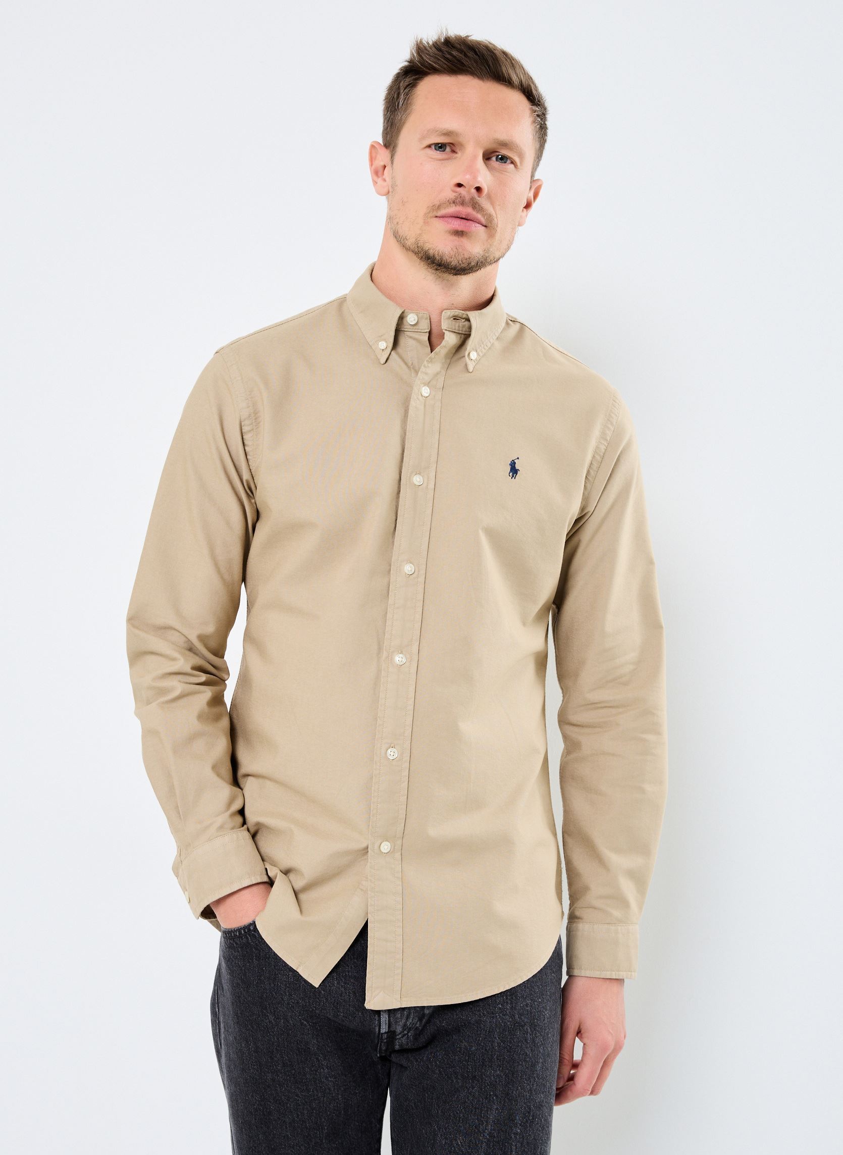 Vêtements Polo Ralph Lauren Cubdppcs Long Sleeve Sport Shirt 710805564005 pour Accessoires