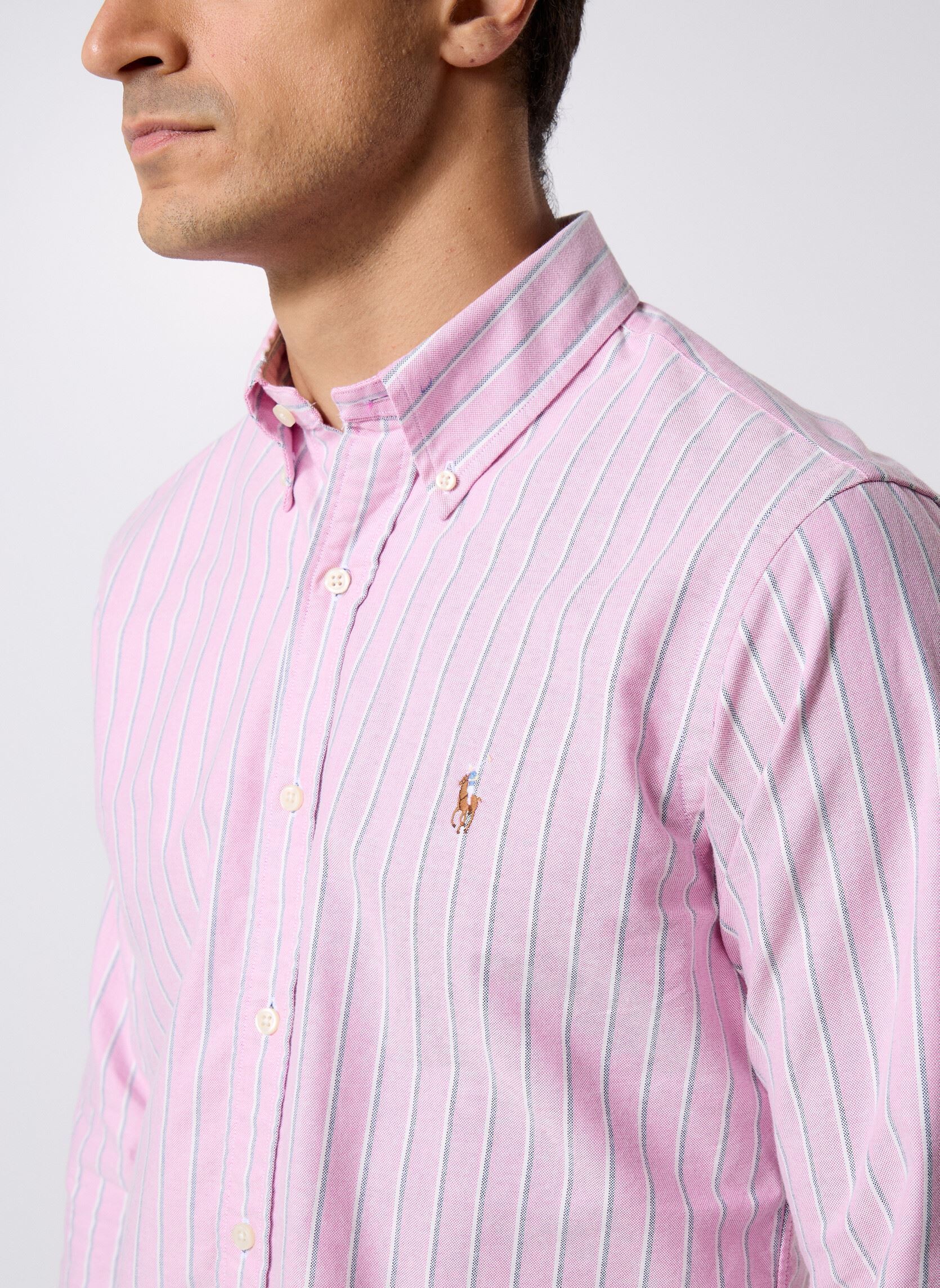 Hemden Cubdppcs-Long Sleeve-Sport Shirt 7109289 heren roze Polo Ralph Lauren Hemden Cubdppcs-Long Sleeve-Sport Shirt 7109289 heren roze 6832C PINK MULTI