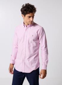 Hemden Cubdppcs-Long Sleeve-Sport Shirt 7109289 heren roze Polo Ralph Lauren Hemden Cubdppcs-Long Sleeve-Sport Shirt 7109289 heren roze 6832C PINK MULTI