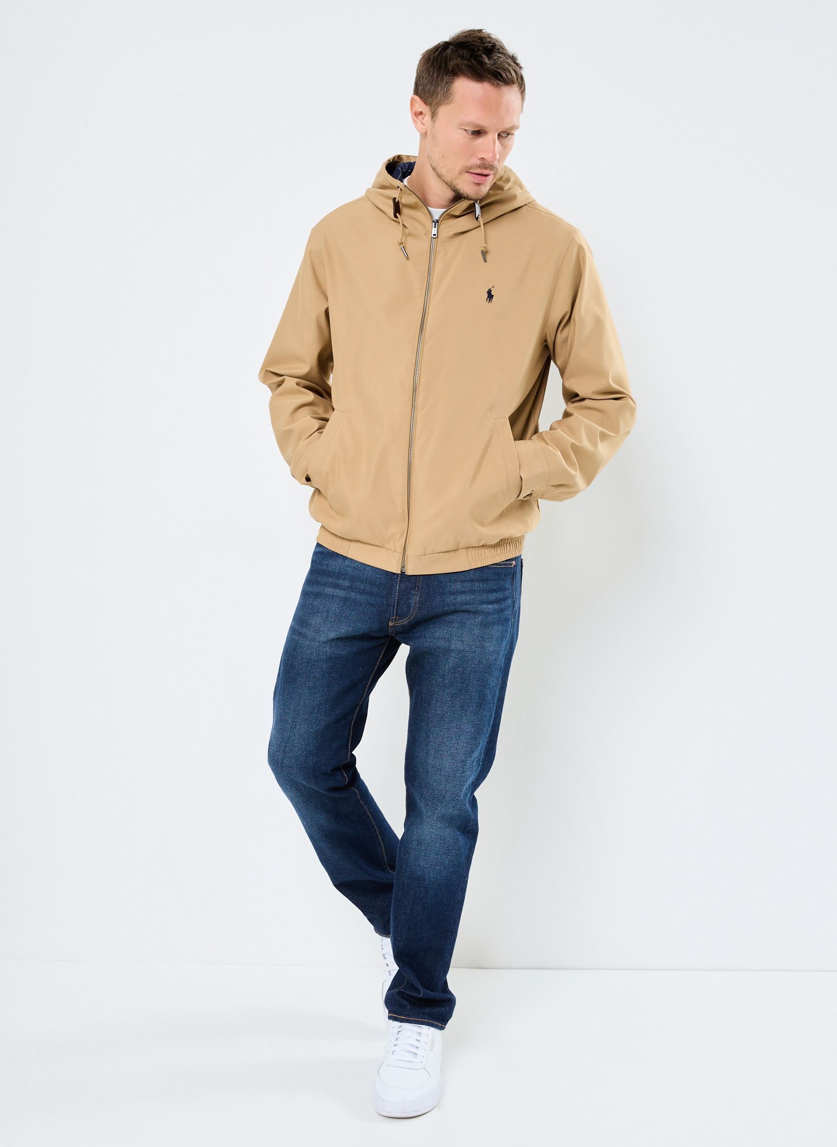 Windbreaker / Windjacken Lngfrd Hd Wb-Lined-Windbreaker 710970568 herren braun Polo Ralph Lauren Windbreaker / Windjacken Lngfrd Hd Wb-Lined-Windbreaker 710970568 herren braun CAMEL