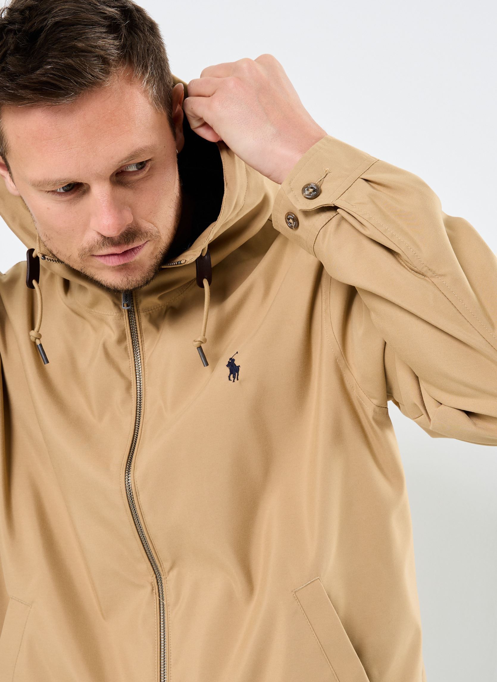 Windbreaker / Windjacken Lngfrd Hd Wb-Lined-Windbreaker 710970568 herren braun Polo Ralph Lauren Windbreaker / Windjacken Lngfrd Hd Wb-Lined-Windbreaker 710970568 herren braun CAMEL