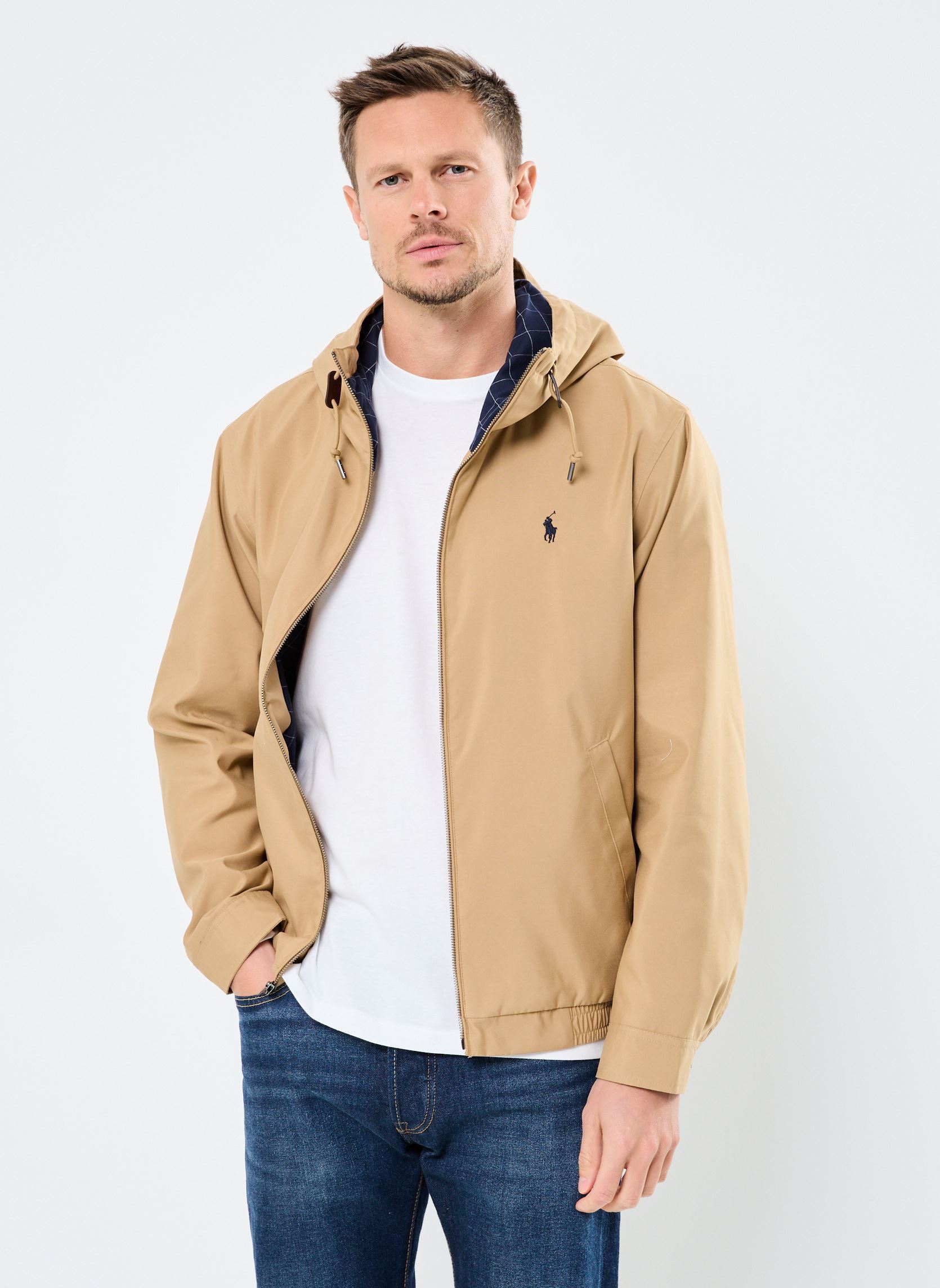 Blouson Polo Ralph Lauren BI SWING VESTE AVEC CAPUCHE DE MI SAISON DOUBLEE EU - vue 2