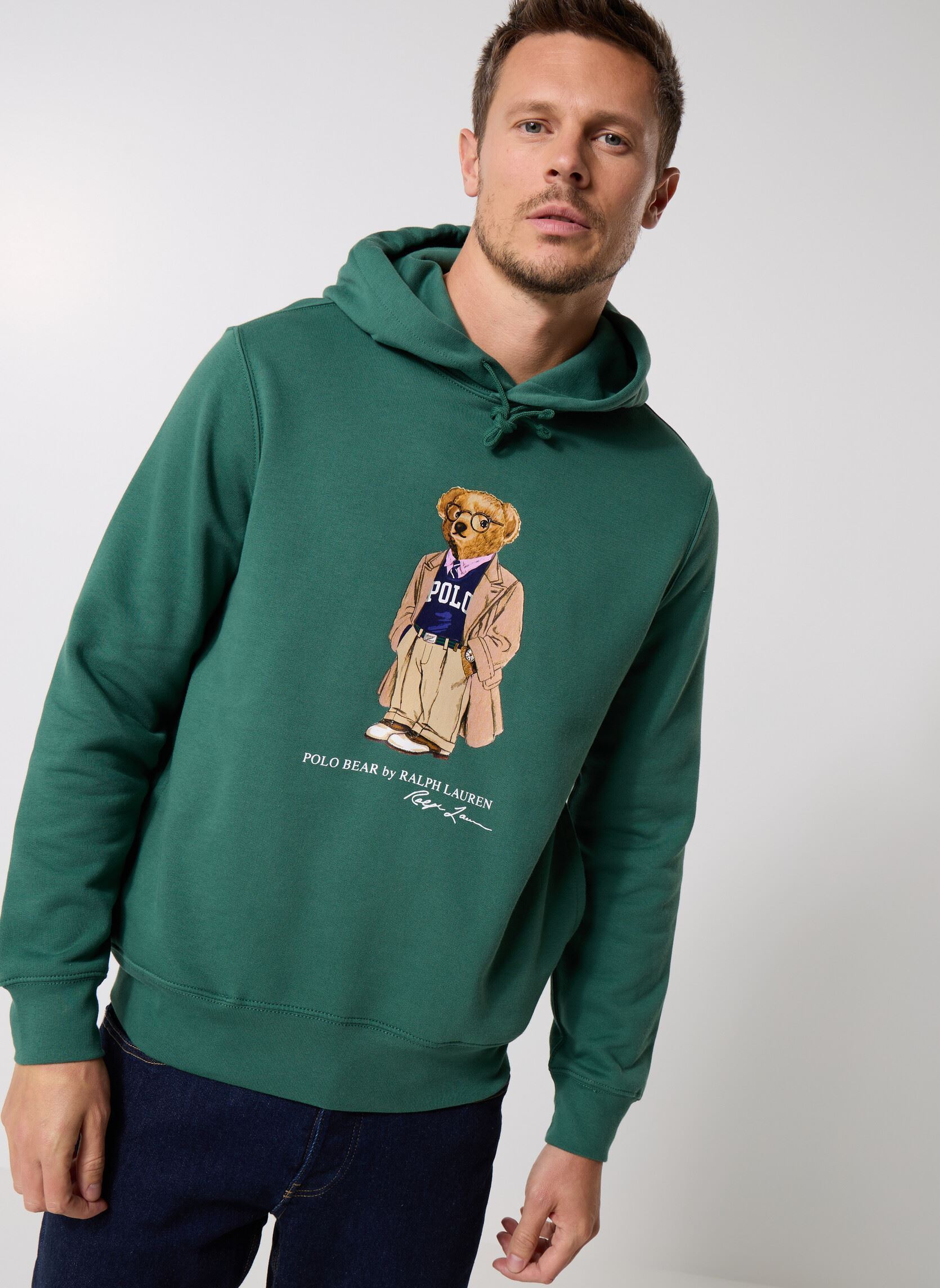 Vêtements Polo Ralph Lauren Lspohoodm6 Long Sleeve Sweatshirt 710973162001 pour Accessoires - vue 2