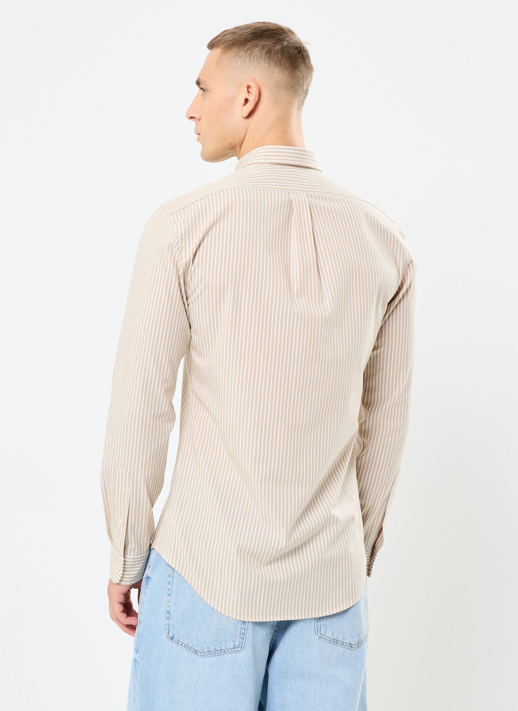 Chemises Slbdppcs-Long Sleeve-Sport Shirt 7109293 homme beige Polo Ralph Lauren Chemises Slbdppcs-Long Sleeve-Sport Shirt 7109293 homme beige 6779I COASTAL BEIGE WHITE