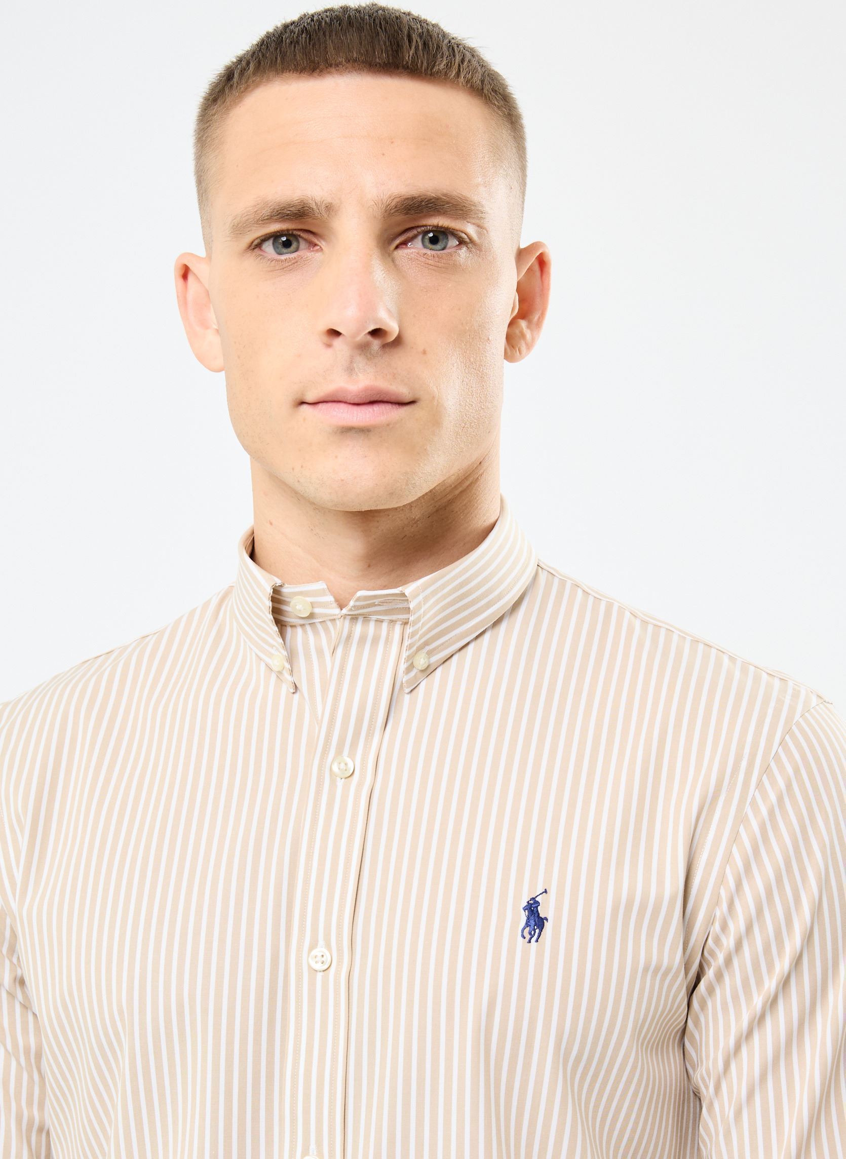 Chemises Slbdppcs-Long Sleeve-Sport Shirt 7109293 homme beige Polo Ralph Lauren Chemises Slbdppcs-Long Sleeve-Sport Shirt 7109293 homme beige 6779I COASTAL BEIGE WHITE