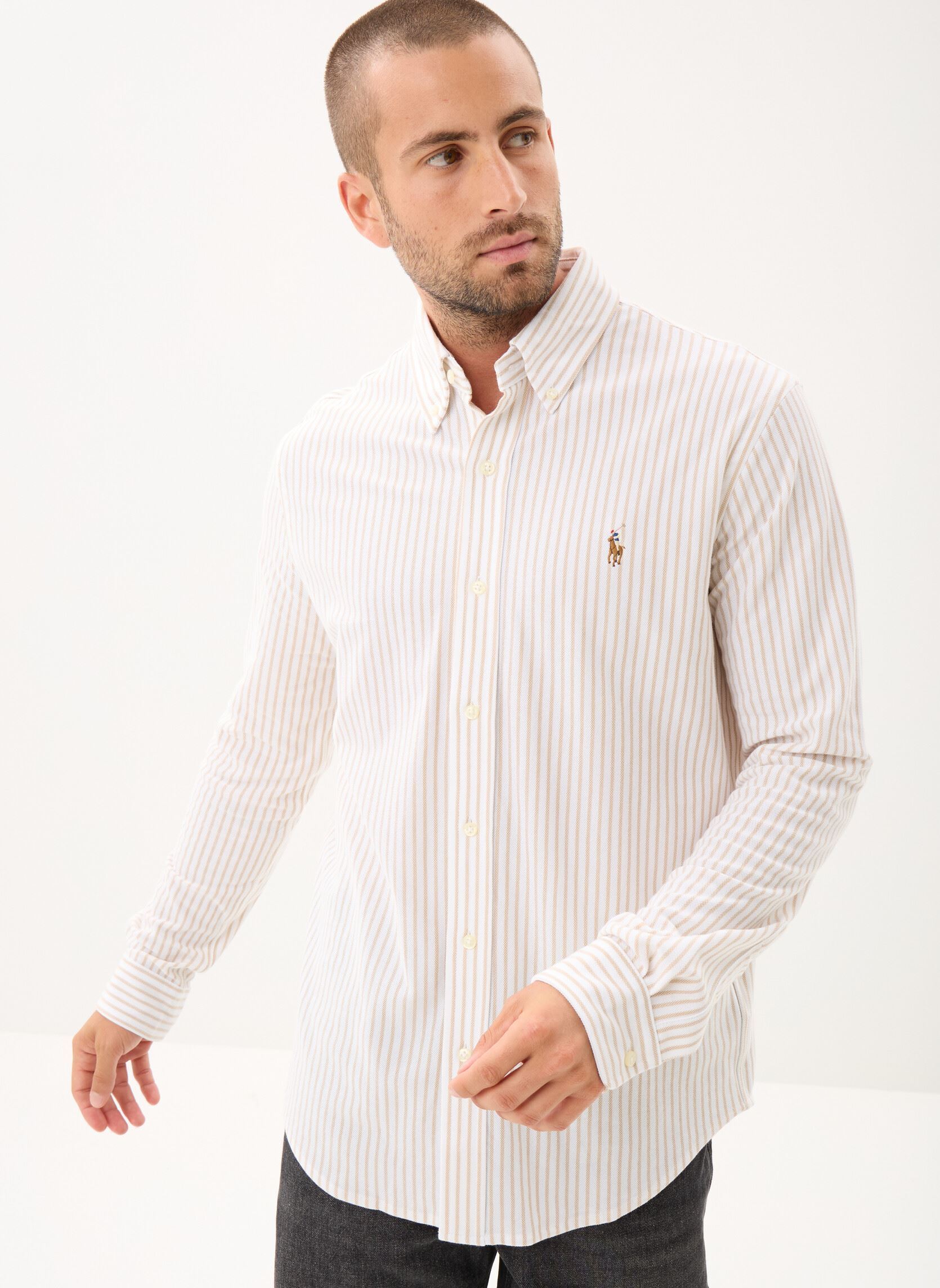 Vêtements Polo Ralph Lauren Lsfbydstrm2 Long Sleeve Sport Shirt 710934575003 pour Accessoires - vue 1