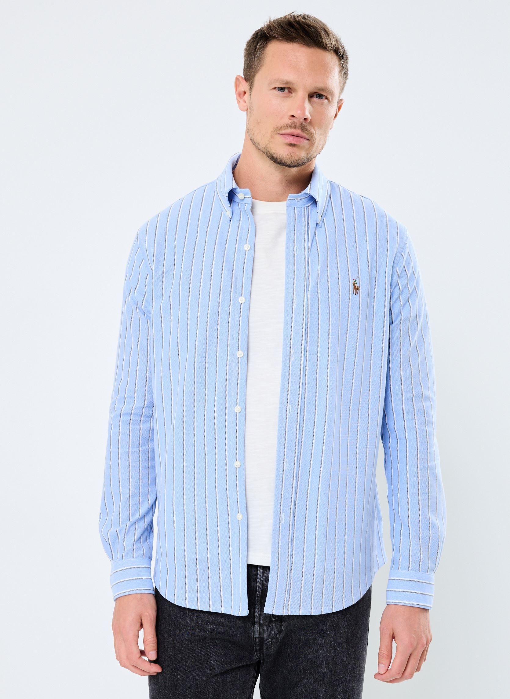 Vêtements Polo Ralph Lauren Lsfbydstrm4 Long Sleeve Sport Shirt 710965556002 pour Accessoires