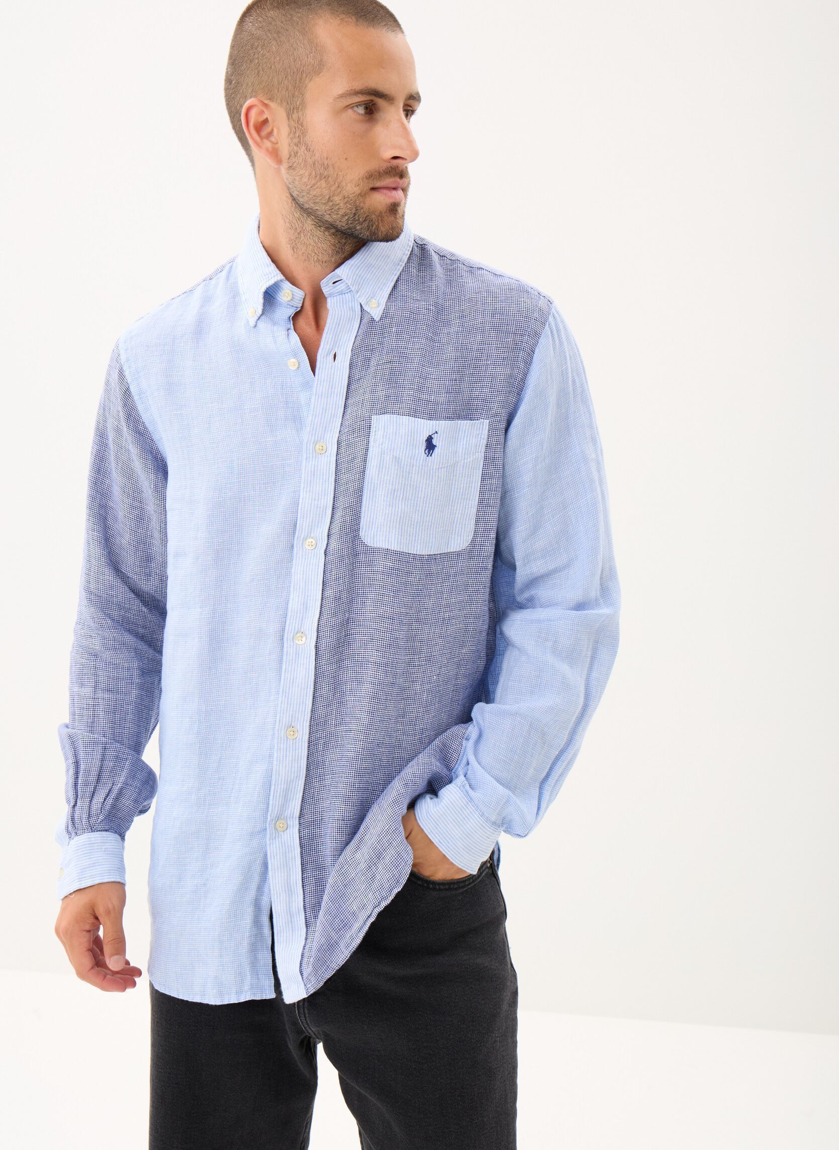 Vêtements Polo Ralph Lauren Clbdpppks Long Sleeve Sport Shirt 710971212001 pour Accessoires