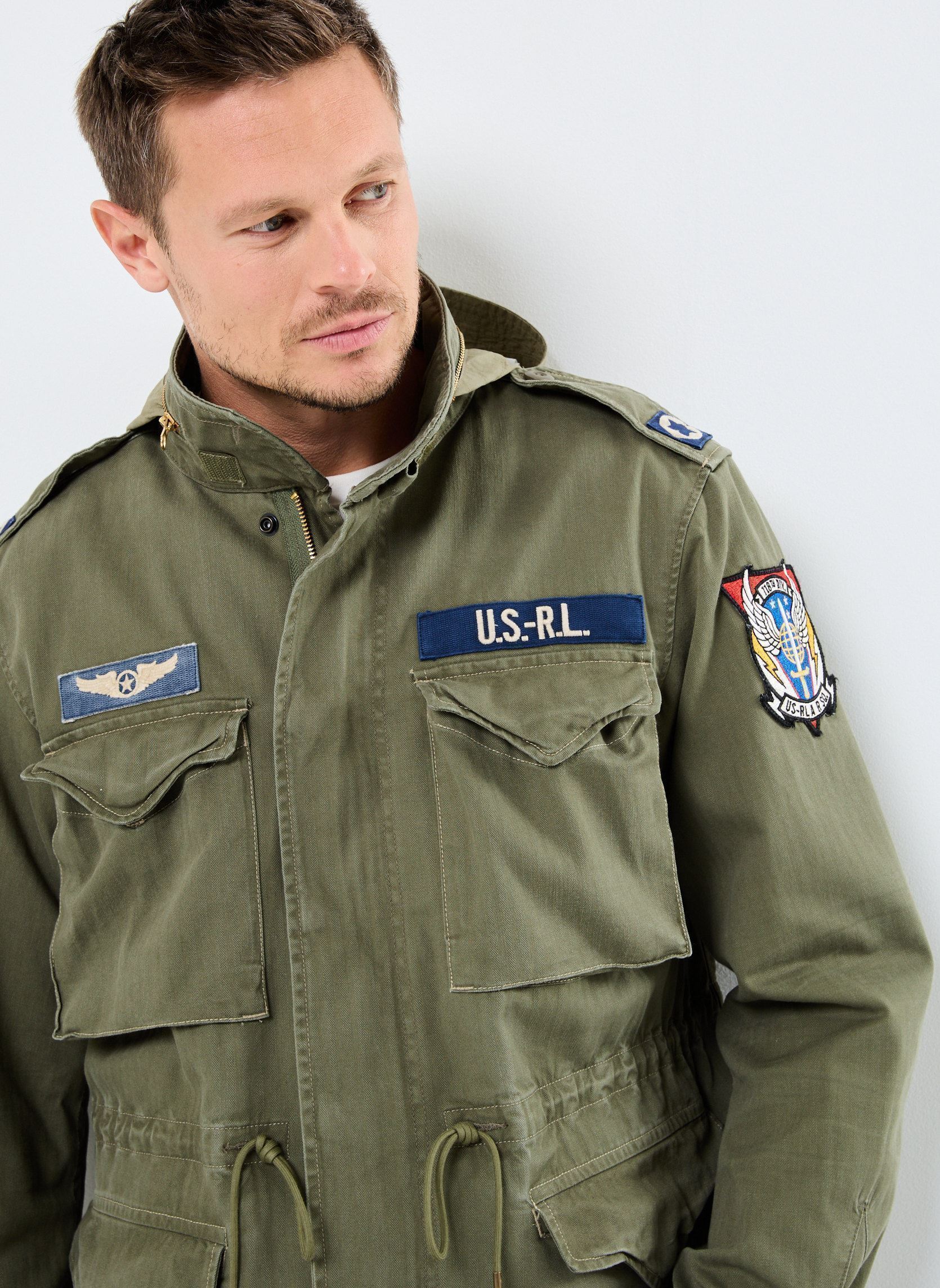 Parkas Icnc Fld Jkt-Lined-Field Jacket 71096161 herren grün Polo Ralph Lauren Parkas Icnc Fld Jkt-Lined-Field Jacket 71096161 herren grün OLIVE MOUNTAIN W/ PATCHES