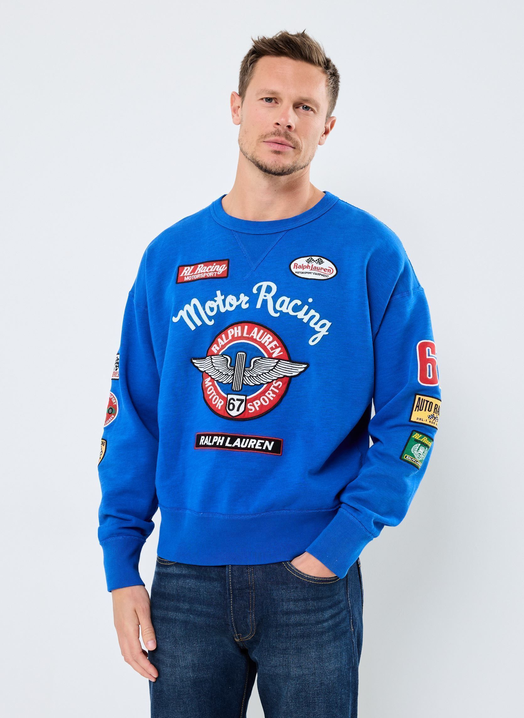 Vêtements Polo Ralph Lauren Lscnvfm3 Long Sleeve Sweatshirt 710972338001 pour Accessoires