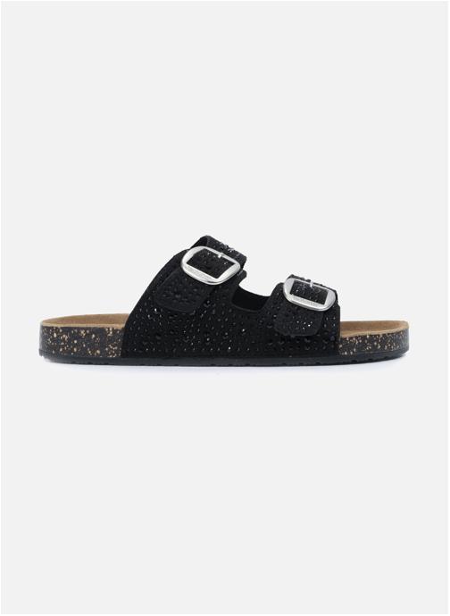 Isotoner Sandales Mules Sandales Femme Double Bride Noir strass femme noir
