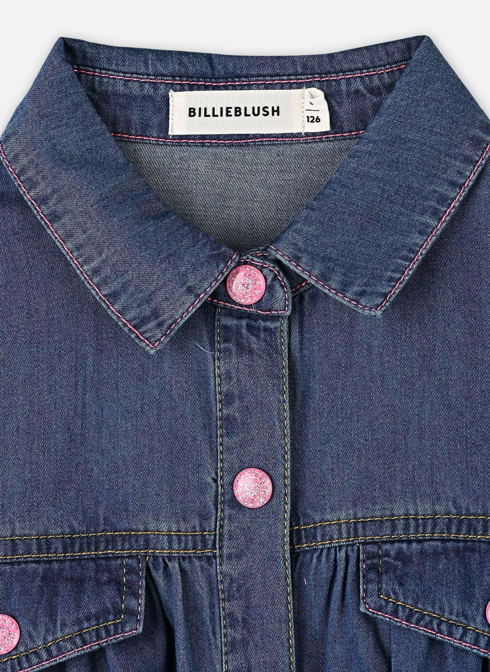 Kleider U21280 mädchen blau Billieblush Kleider U21280 mädchen blau DENIM INDIGO BLUE