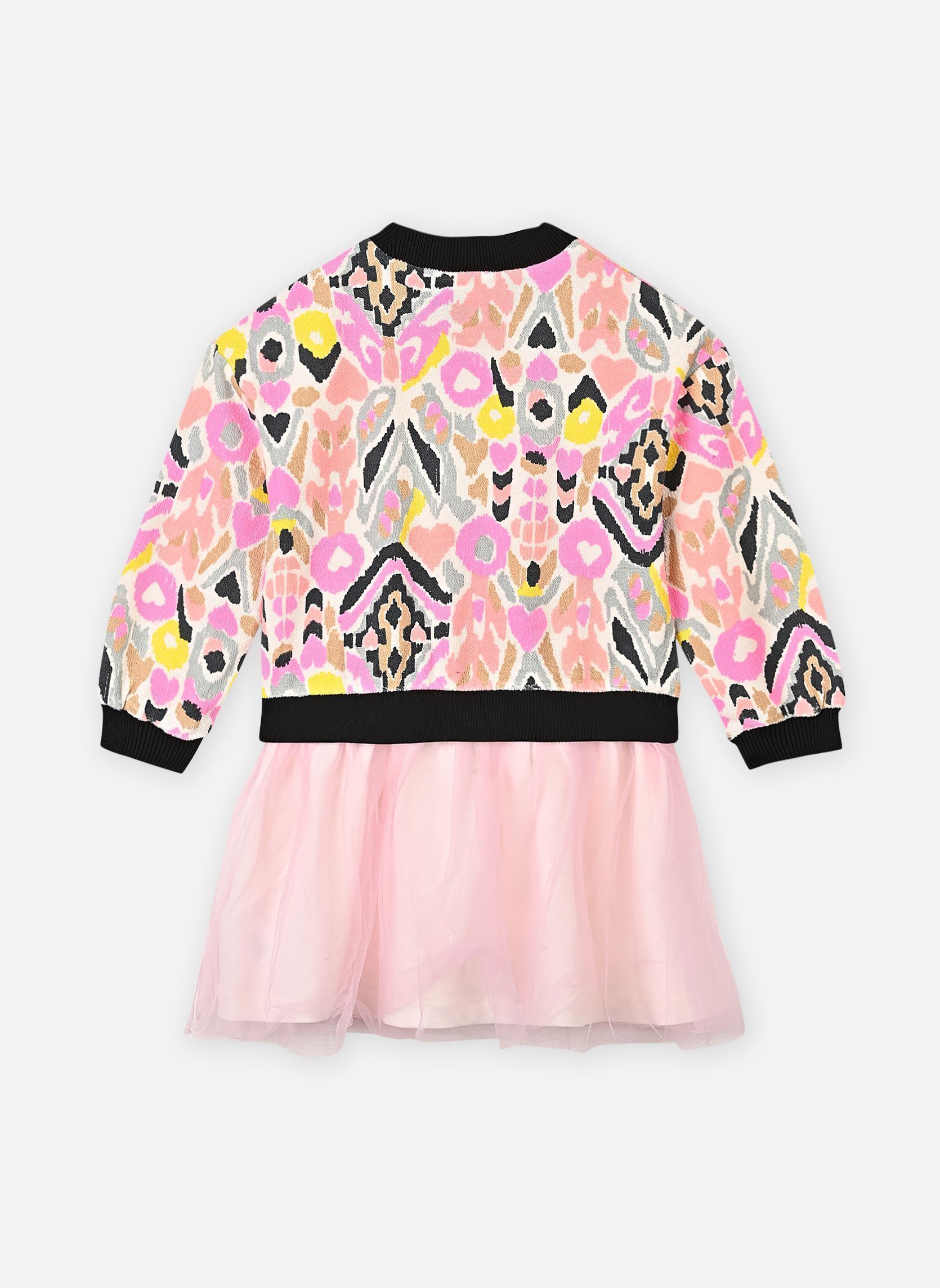Jurken U21306 meisjes roze Billieblush Jurken U21306 meisjes roze PINK