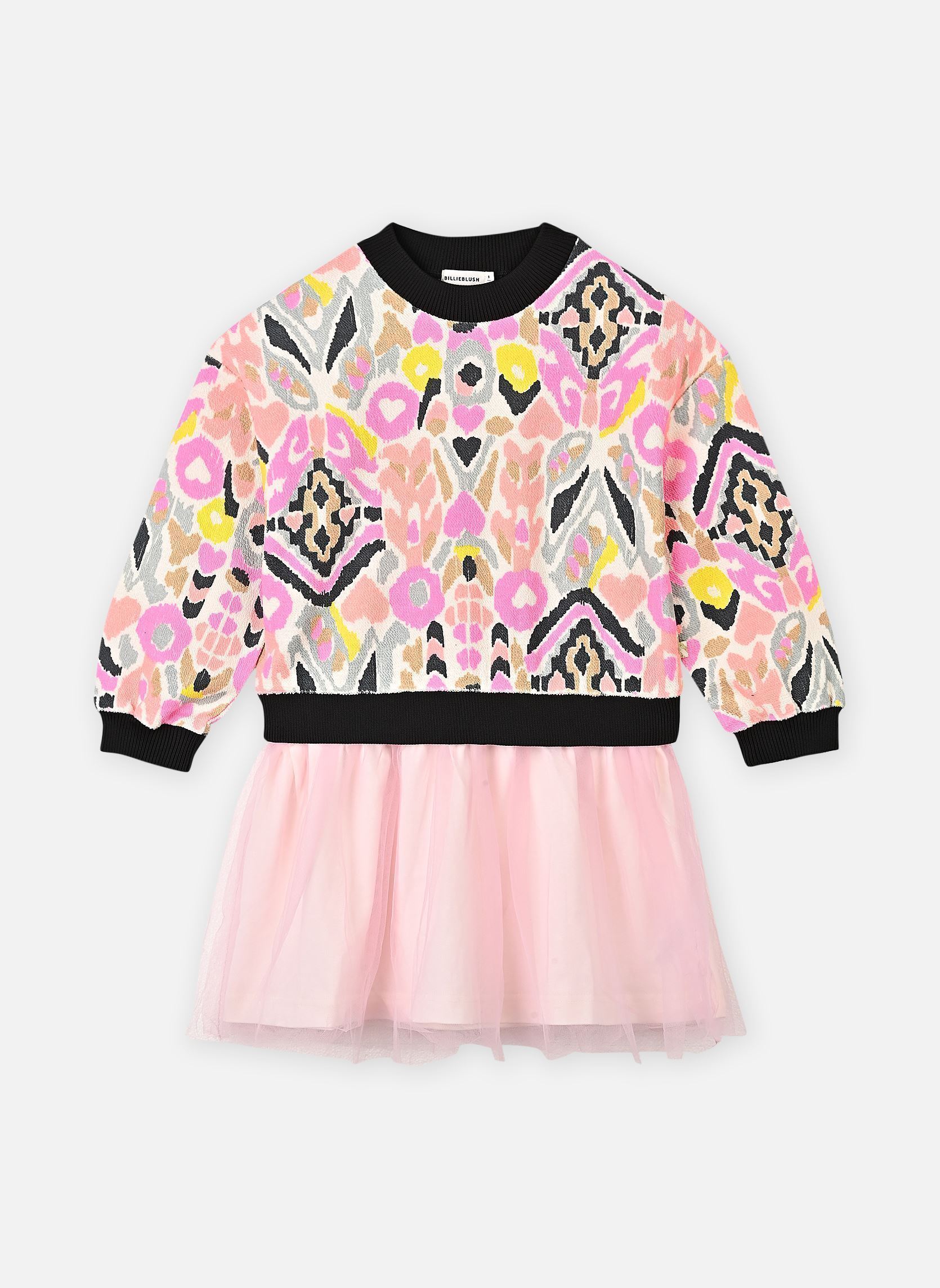 Jurken U21306 meisjes roze Billieblush Jurken U21306 meisjes roze PINK