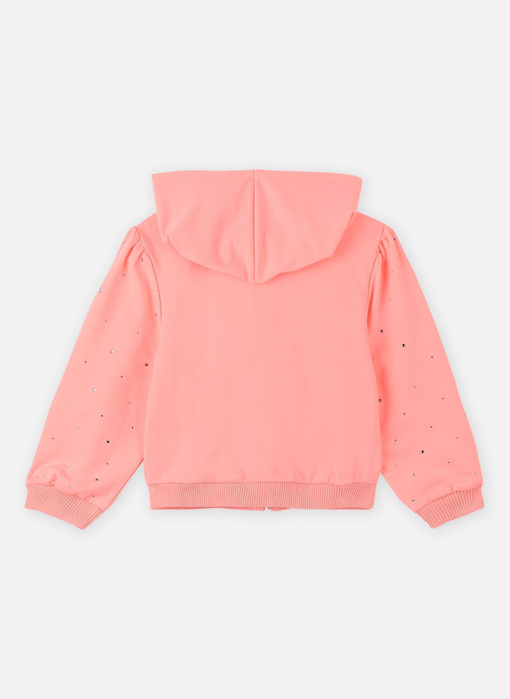 Sweaters met rits U21309 meisjes oranje Billieblush Sweaters met rits U21309 meisjes oranje PÊCHE