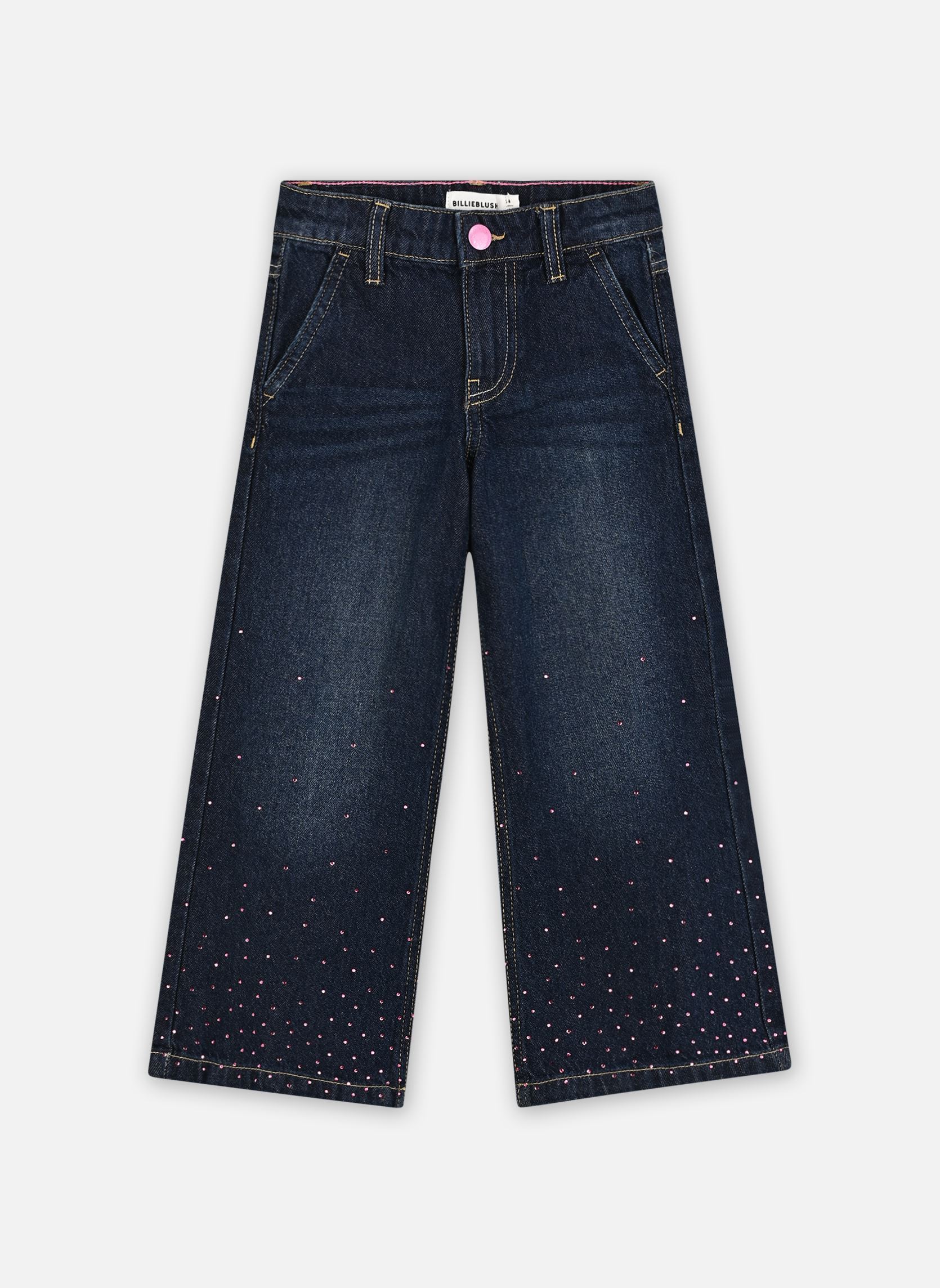 Rechte jeans U21326 meisjes blauw Billieblush Rechte jeans U21326 meisjes blauw STONE POUSSE
