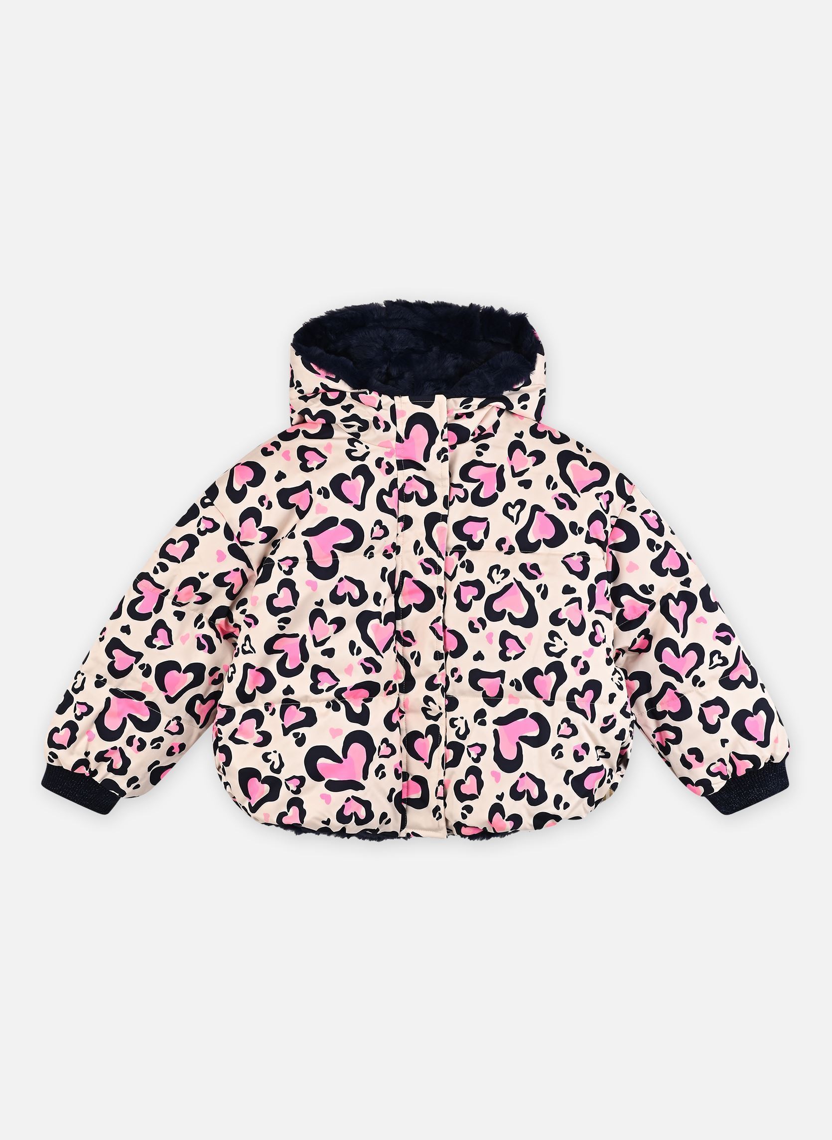Doudounes U21355 fille rose Billieblush Doudounes U21355 fille rose ROSE COURAGE