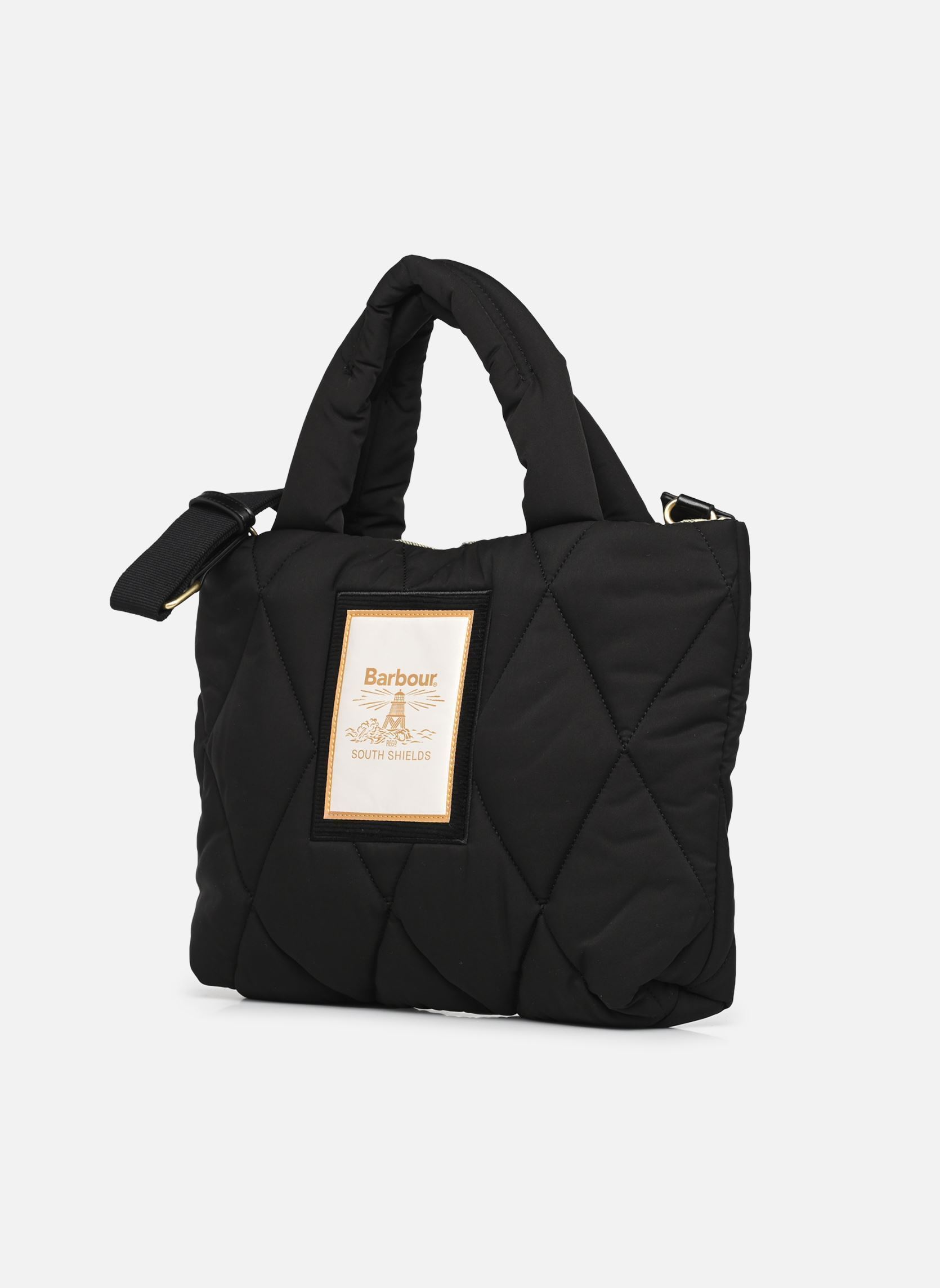 Schoudertassen Mariah Mini Quilted Tote Bag dames zwart Barbour Schoudertassen Mariah Mini Quilted Tote Bag dames zwart BLACK/ANCIENT