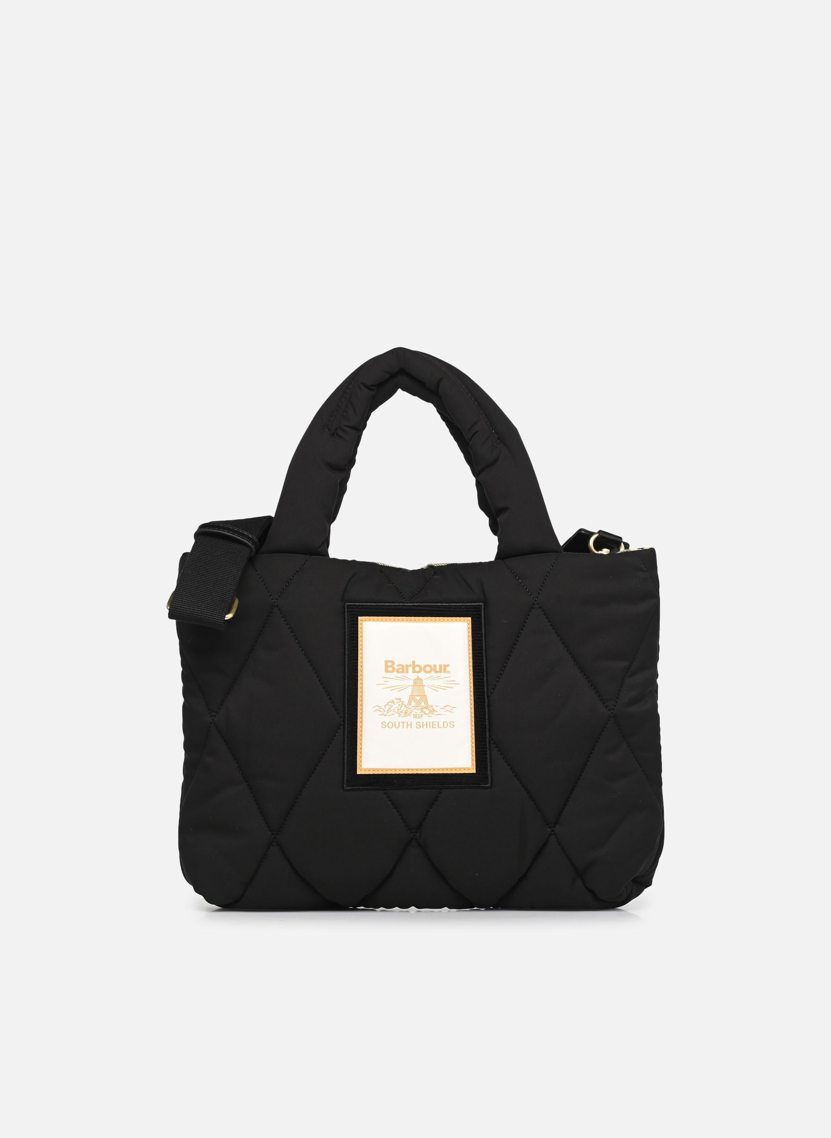 Schoudertassen Mariah Mini Quilted Tote Bag dames zwart Barbour Schoudertassen Mariah Mini Quilted Tote Bag dames zwart BLACK/ANCIENT
