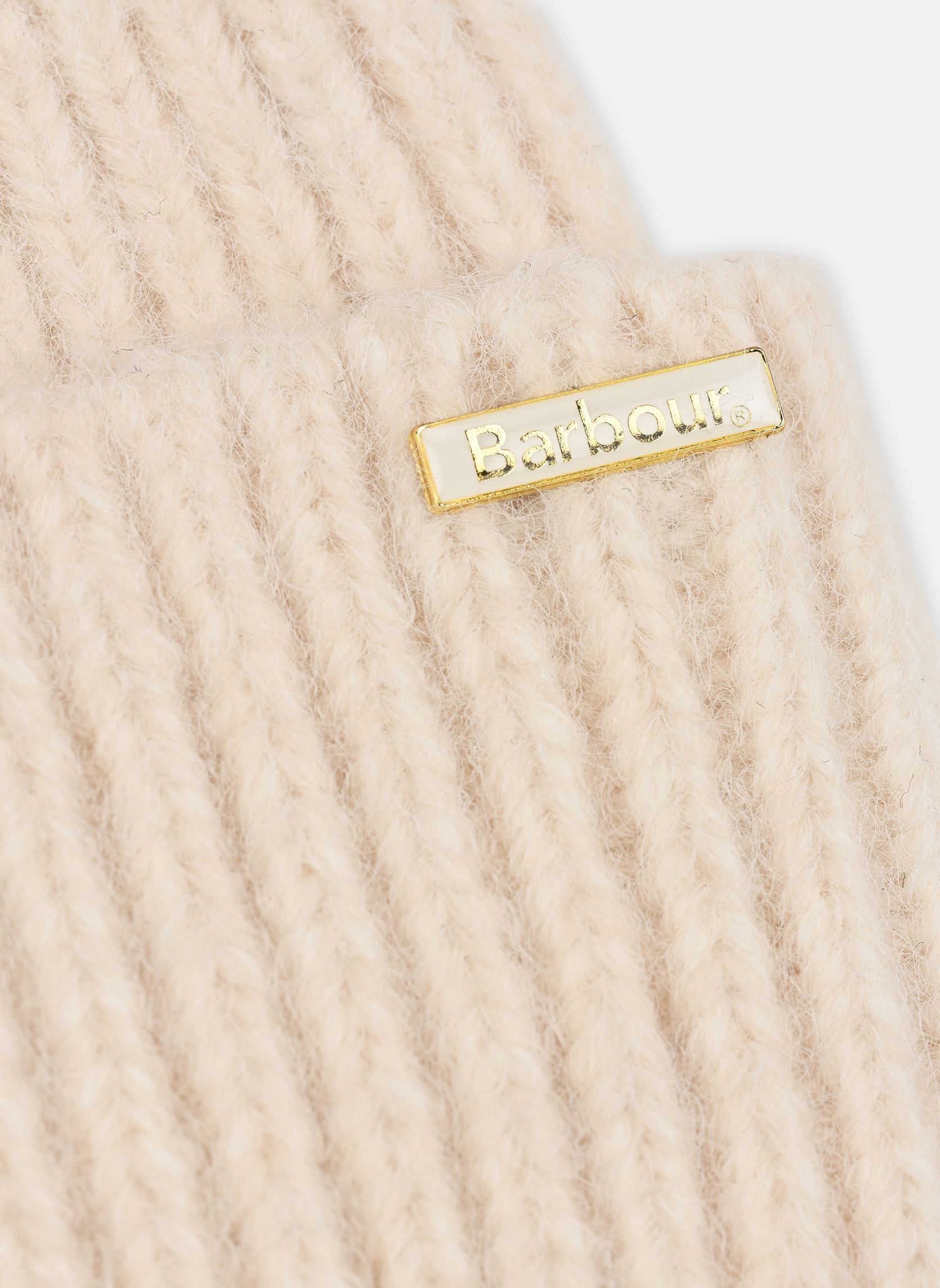Mutsen Meryl Beanie Hat dames wit Barbour Mutsen Meryl Beanie Hat dames wit HERITAGE CREAM