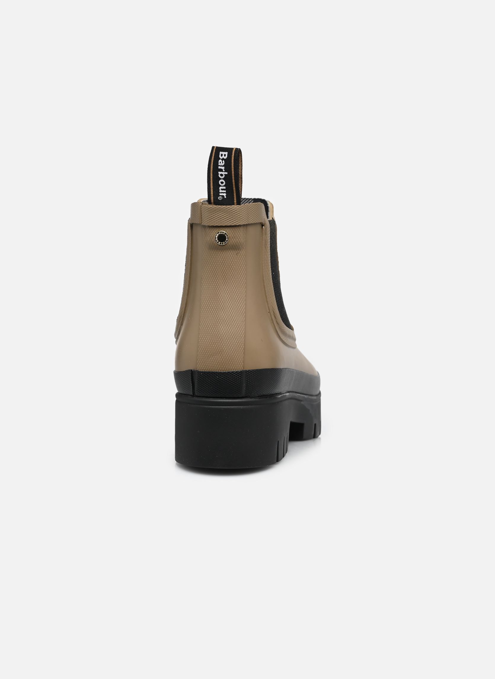 Lage enkellaarsjes Halton Chelsea Welly dames beige Barbour Lage enkellaarsjes Halton Chelsea Welly dames beige MILITARY BROWN-BLACK