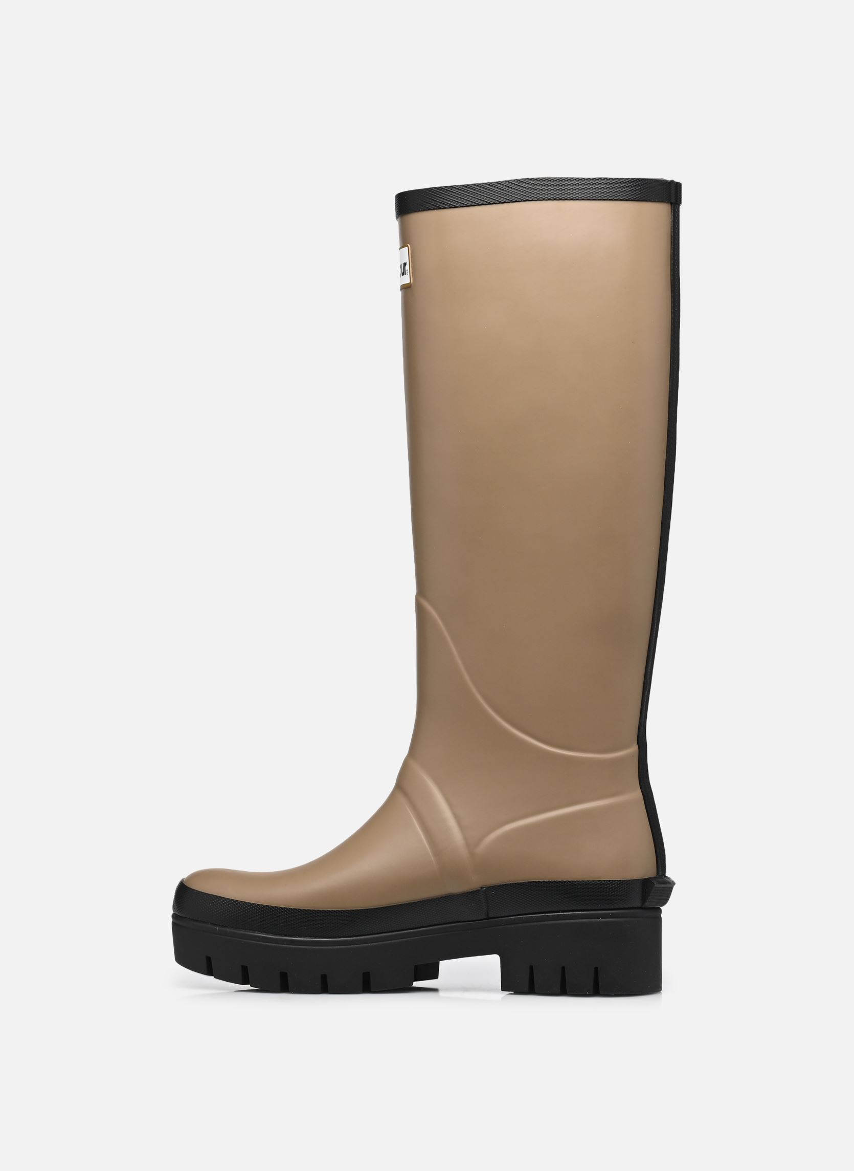 Regenlaarzen Leighton Tall Welly dames beige Barbour Regenlaarzen Leighton Tall Welly dames beige MILITARY BROWN/BLACK