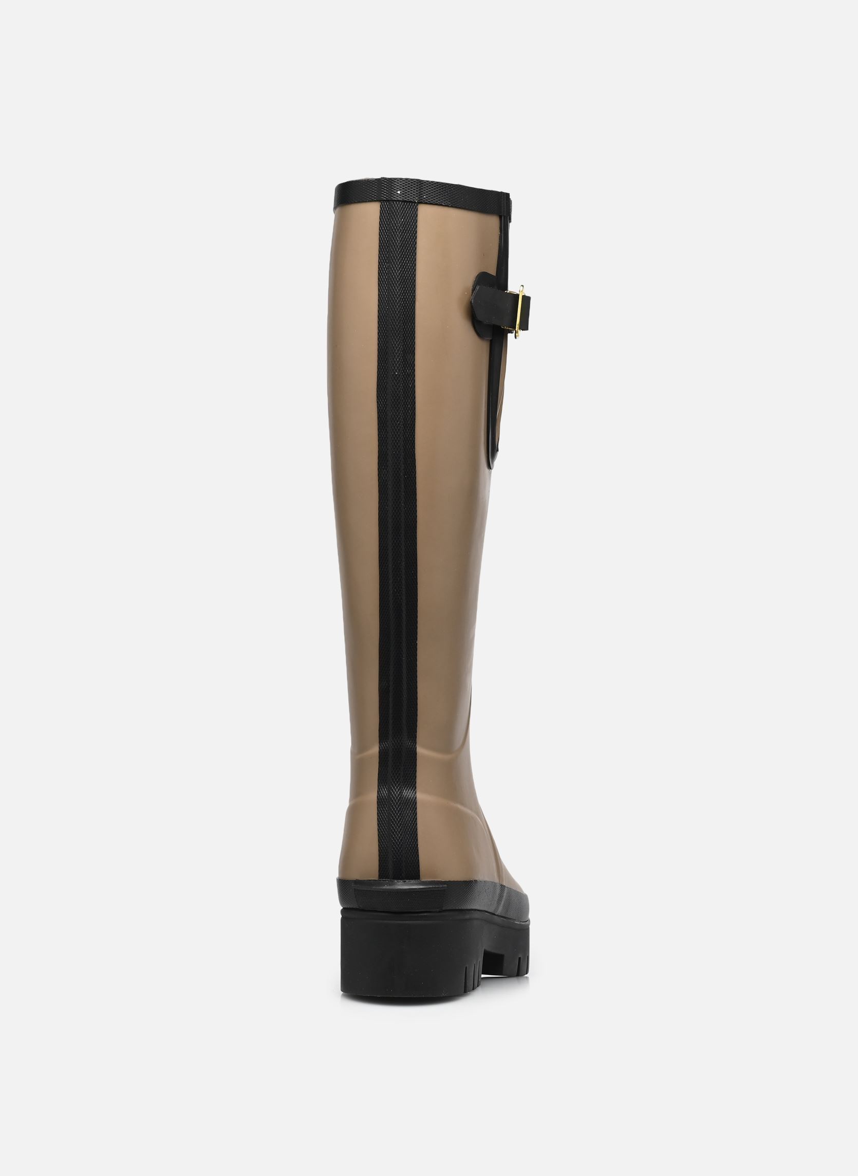 Regenlaarzen Leighton Tall Welly dames beige Barbour Regenlaarzen Leighton Tall Welly dames beige MILITARY BROWN/BLACK