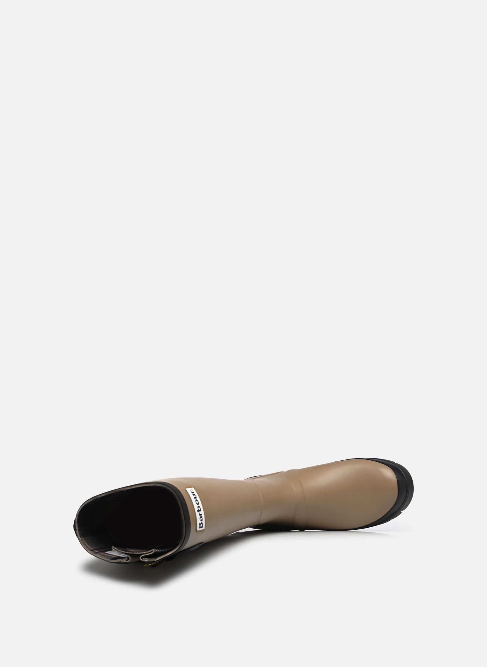 Regenlaarzen Leighton Tall Welly dames beige Barbour Regenlaarzen Leighton Tall Welly dames beige MILITARY BROWN/BLACK