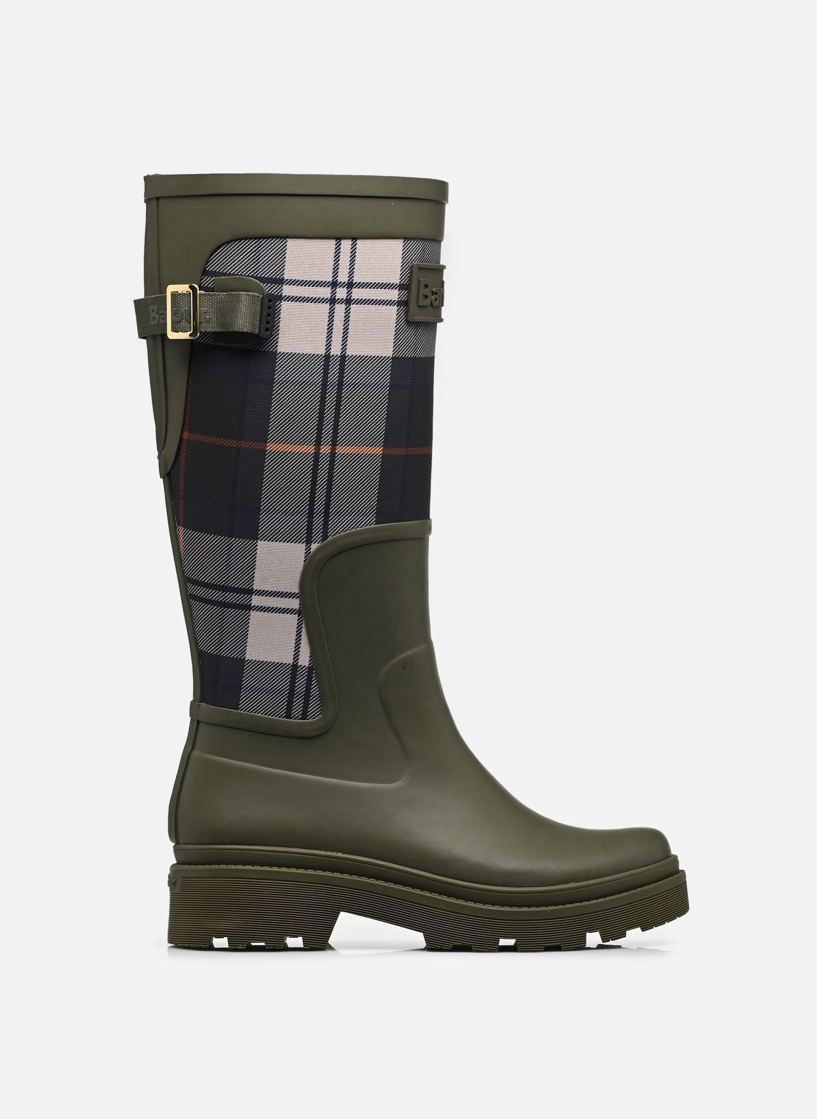 Bottes de pluie Dena Tall Welly femme vert Barbour Bottes de pluie Dena Tall Welly femme vert OLIVE/ANCIENT TARTAN