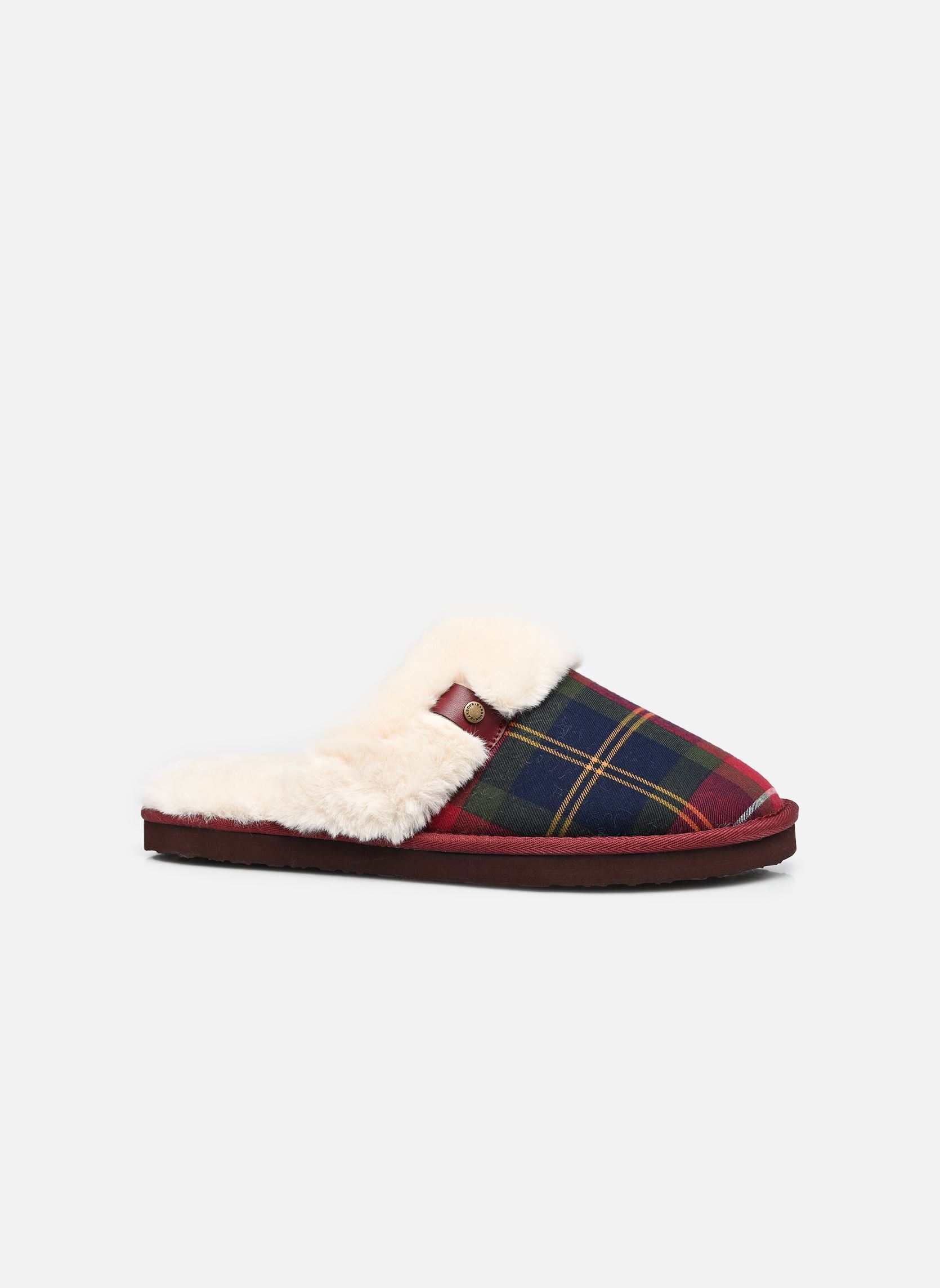 Pantoffels Claudia Tartan Mule Slipper dames meerkleurig Barbour Pantoffels Claudia Tartan Mule Slipper dames meerkleurig WINTERBERRY TARTAN